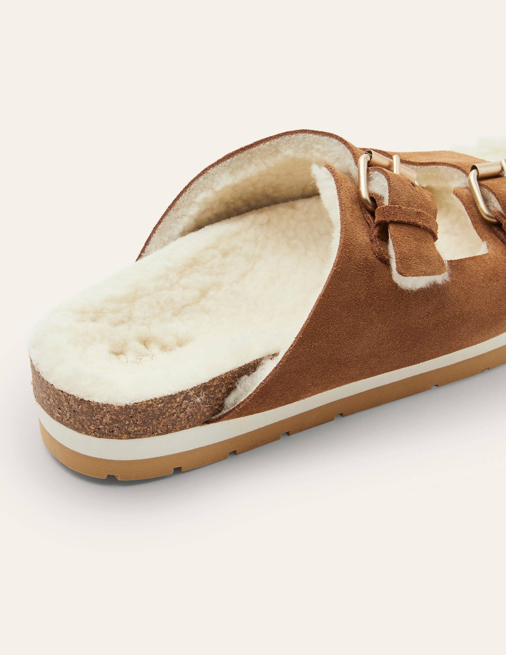 Bequeme Slipper-Hellbraun - Image 3