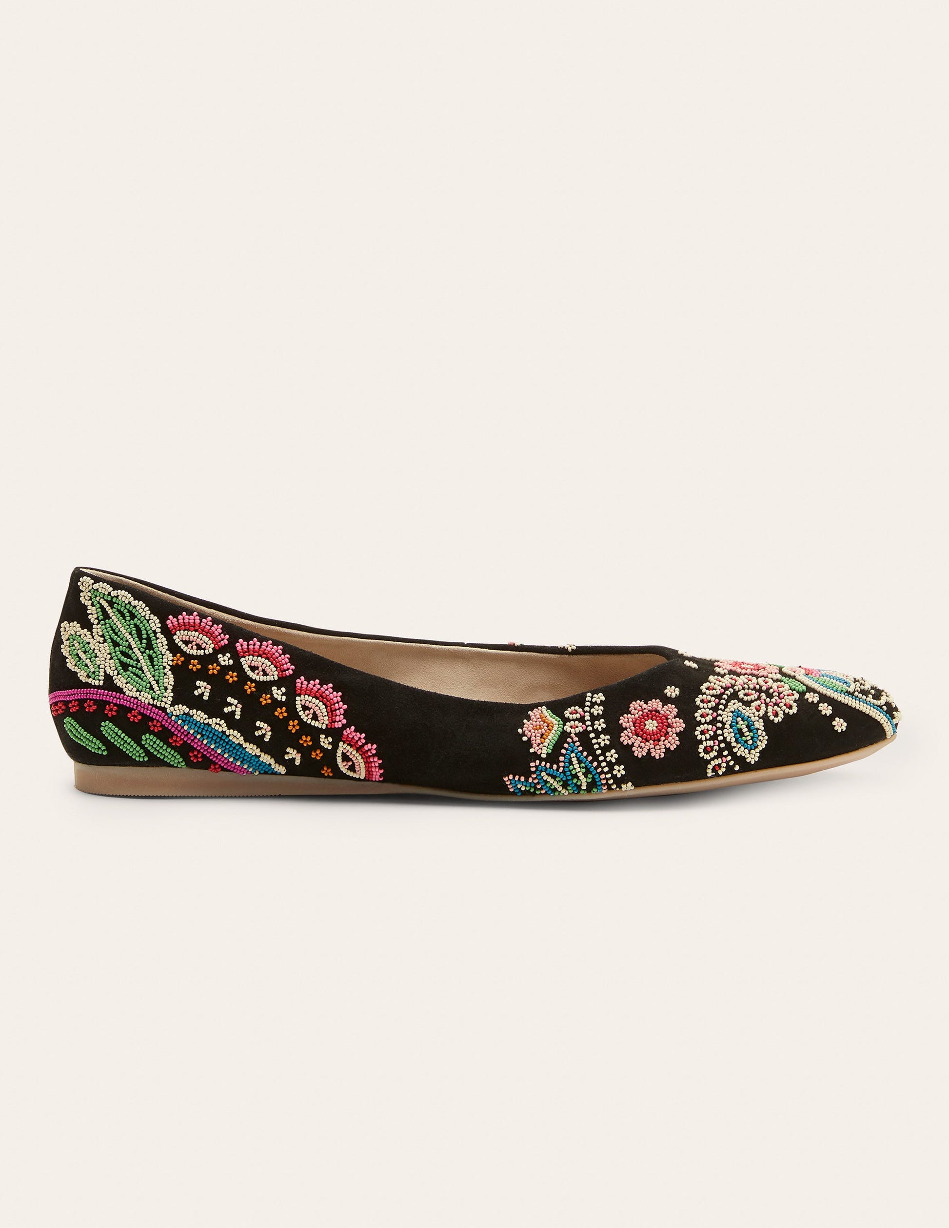 Verzierte Ballerinas-Schwarz/Bunt-2