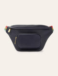 Leather Bumbag-Navy