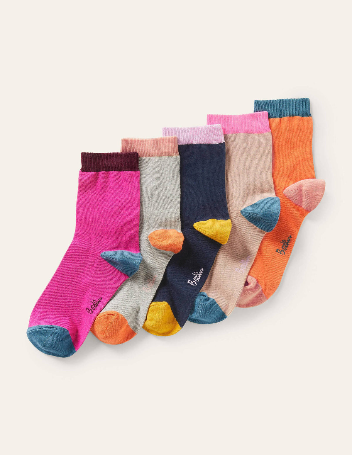 Knöchelsocken im 5er-Pack-Einfarbig - Image 1
