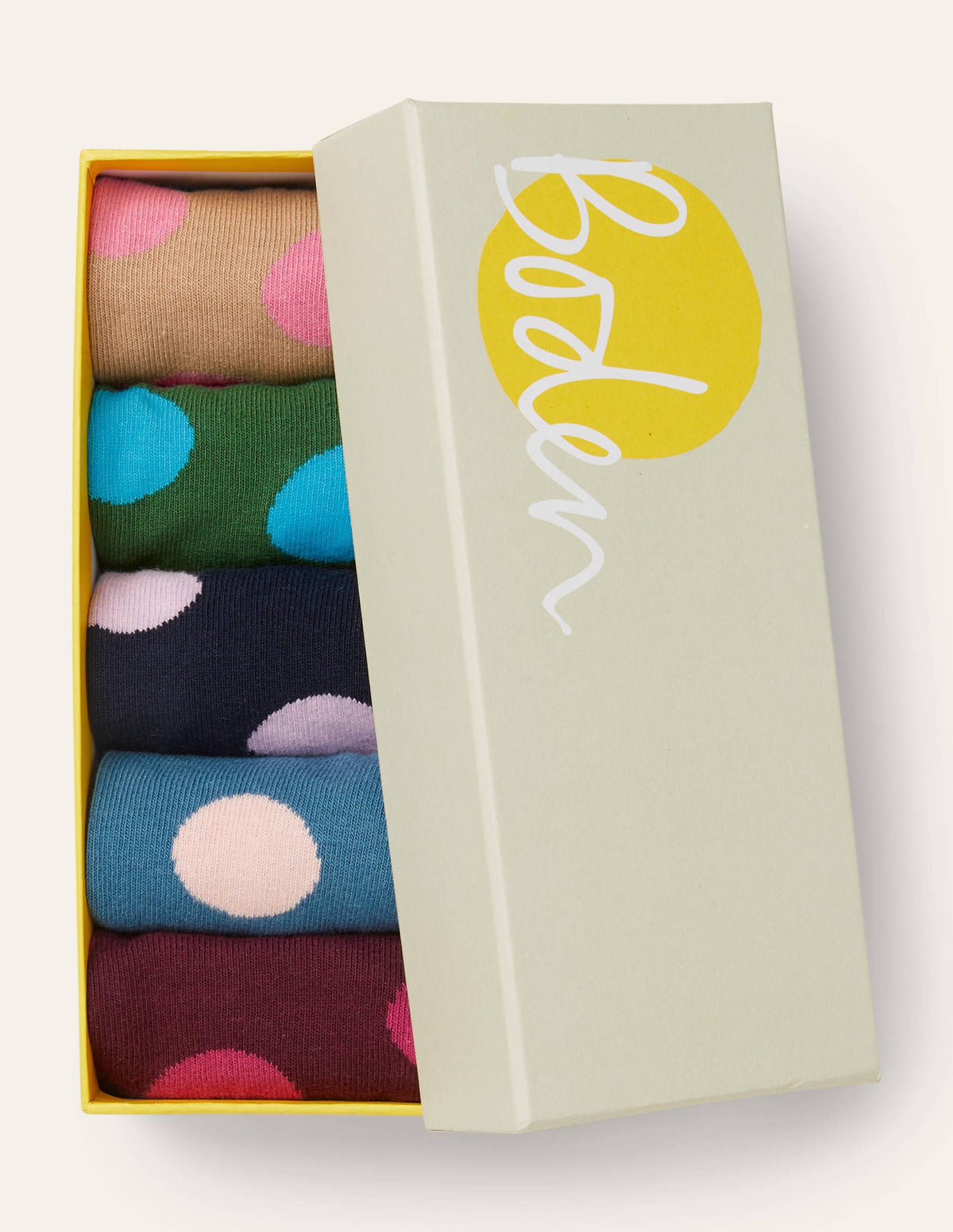 5 paires de socquettes-Pois - Image 2
