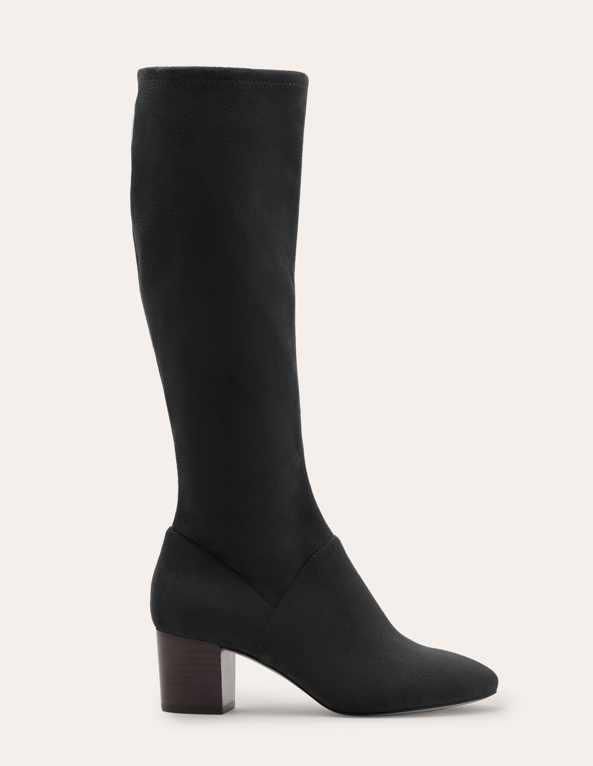 Stretchstiefel mit spitzer Zehenpartie-Schwarz - Image 3