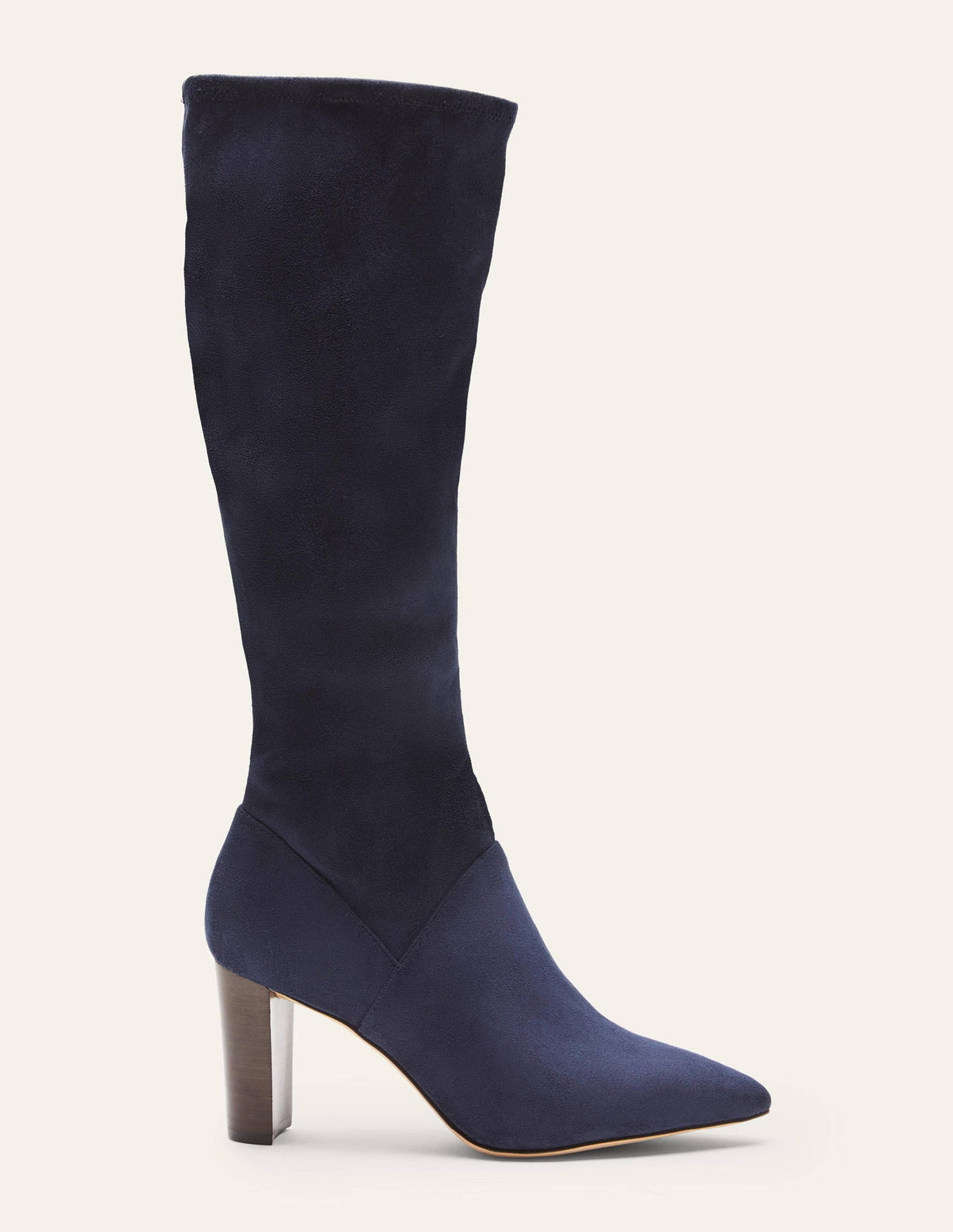 Stretchstiefel mit spitzer Zehenpartie-Marineblau - Image 2