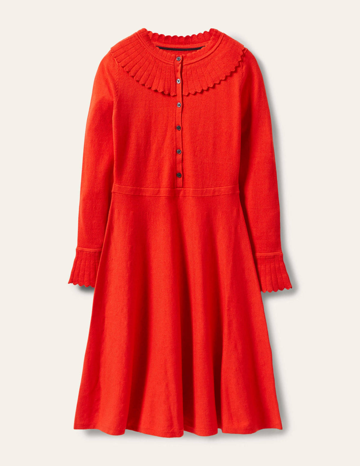 Abercorn Strickkleid-Kirschrot - Image 6