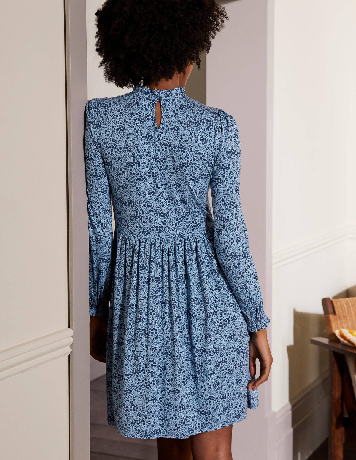 Clara Jerseykleid-Eisblau, Zauberwald-3
