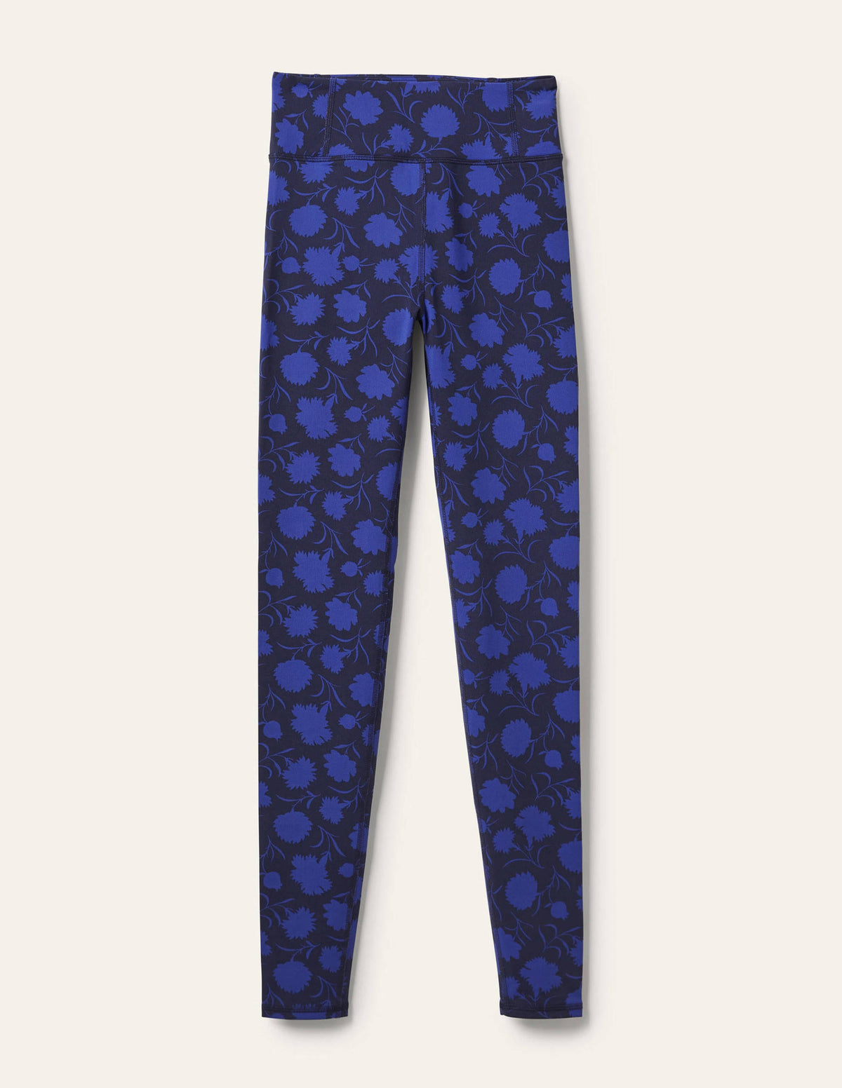 Legging taille haute-Bleu persan, motif Leafy Bud - Image 5