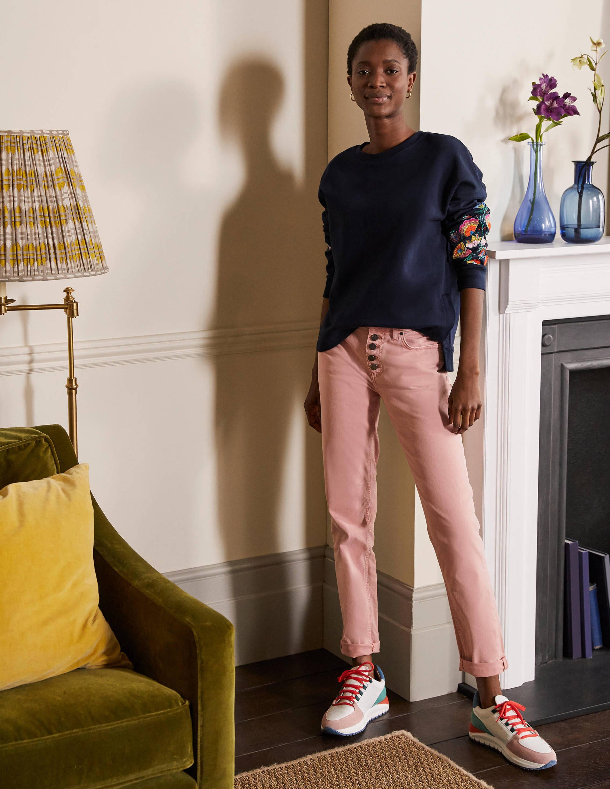 Jasmine Sweatshirt-Marineblau - Image 4