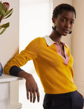 Collar Jumper-Tuscan Sun