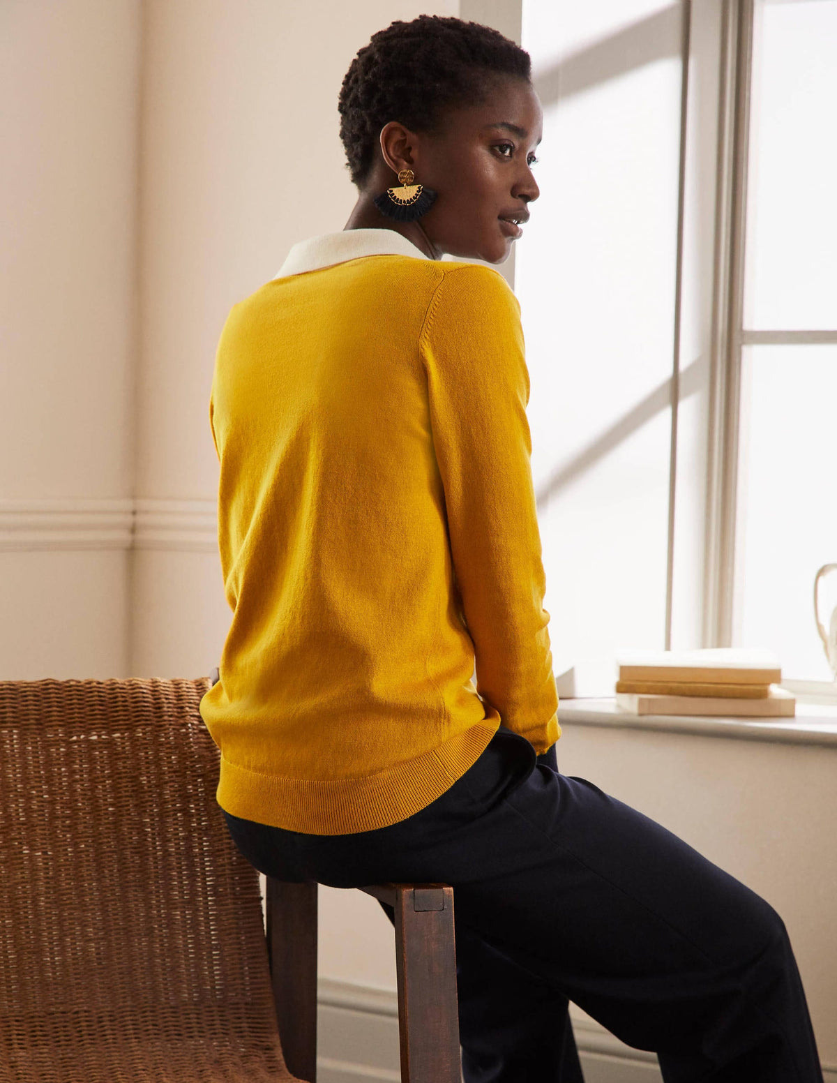 Collar Jumper-Tuscan Sun-3