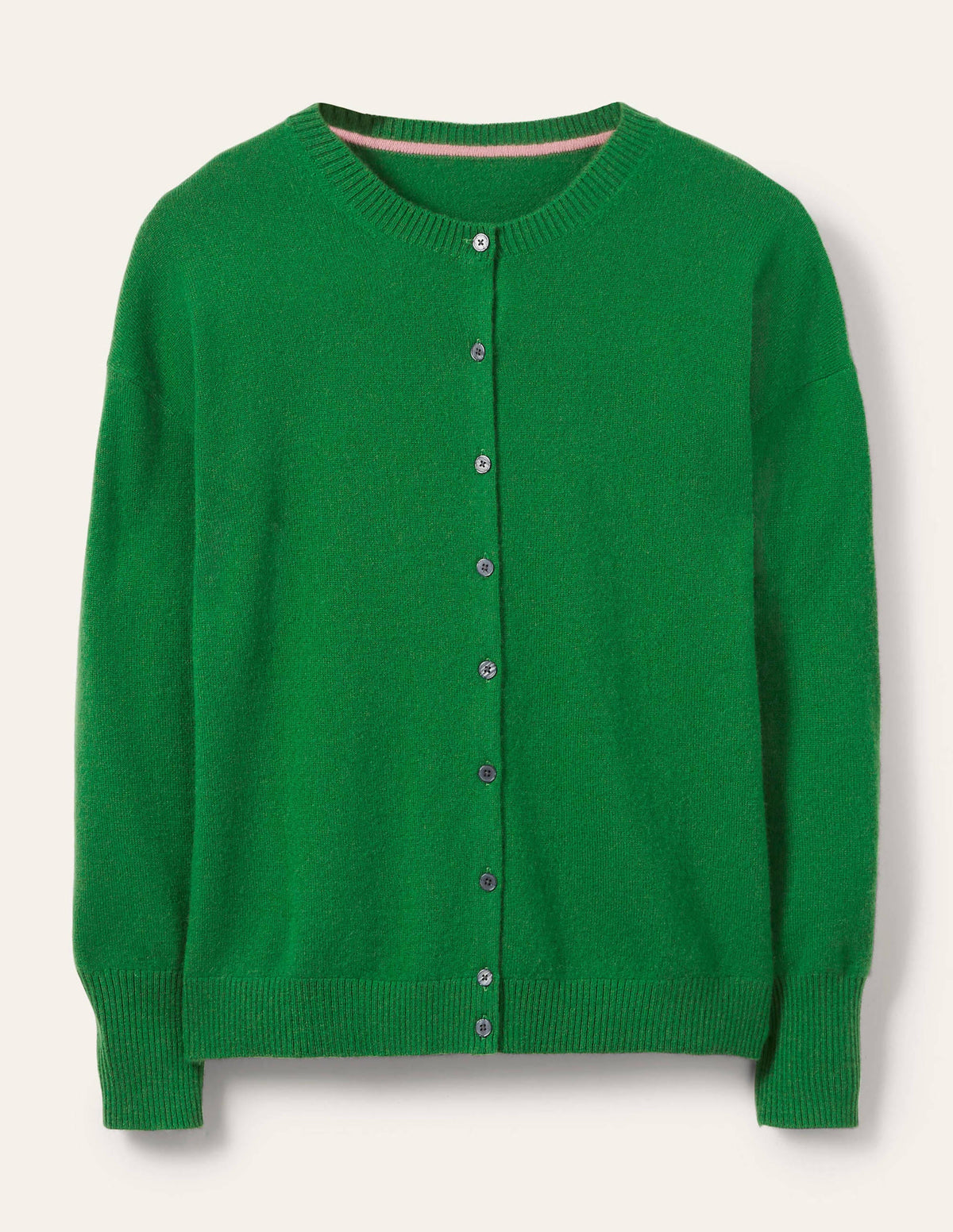 Cashmere Cardigan-Emerald Green-5