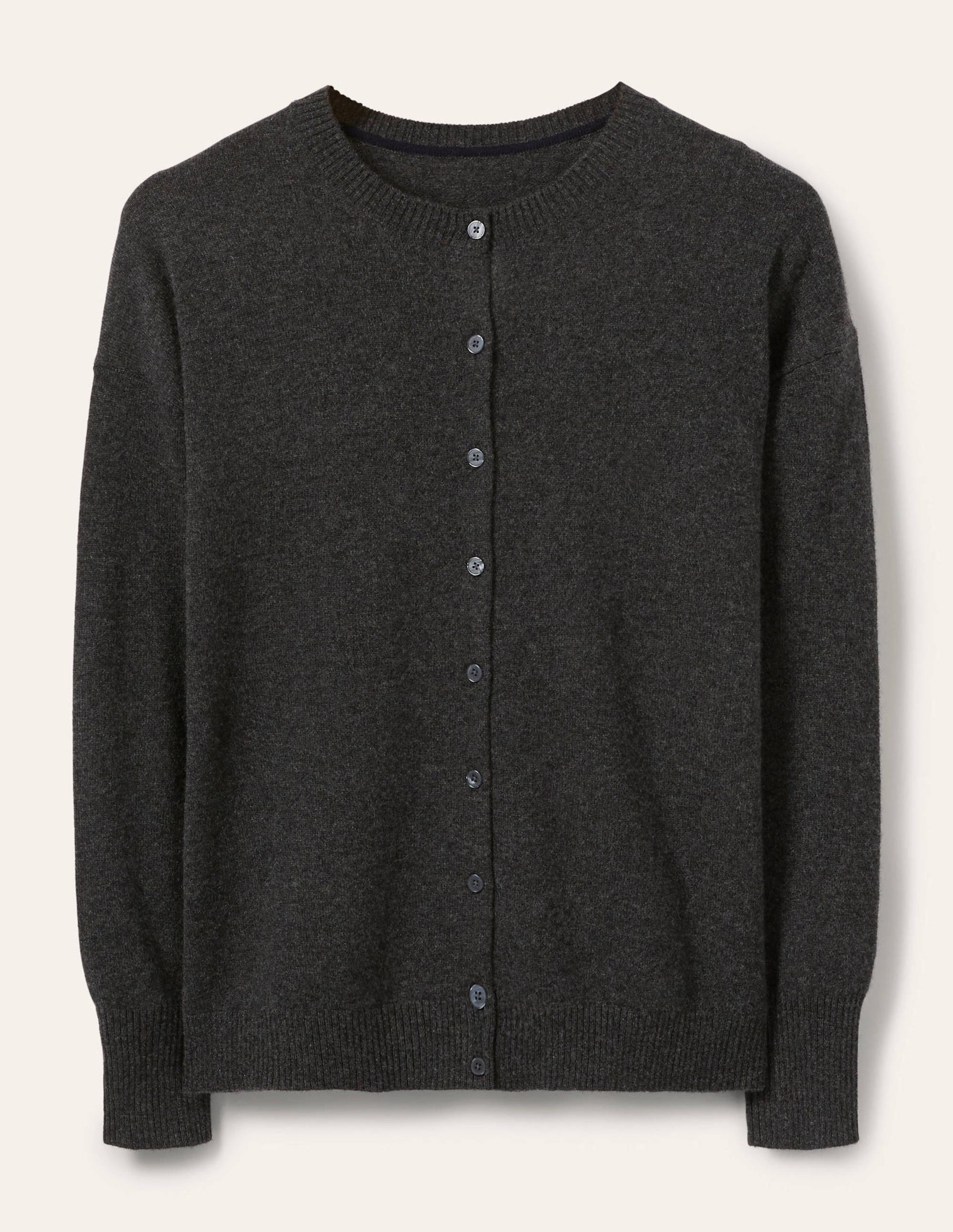 Cardigan en cachemire-Anthracite chiné-5