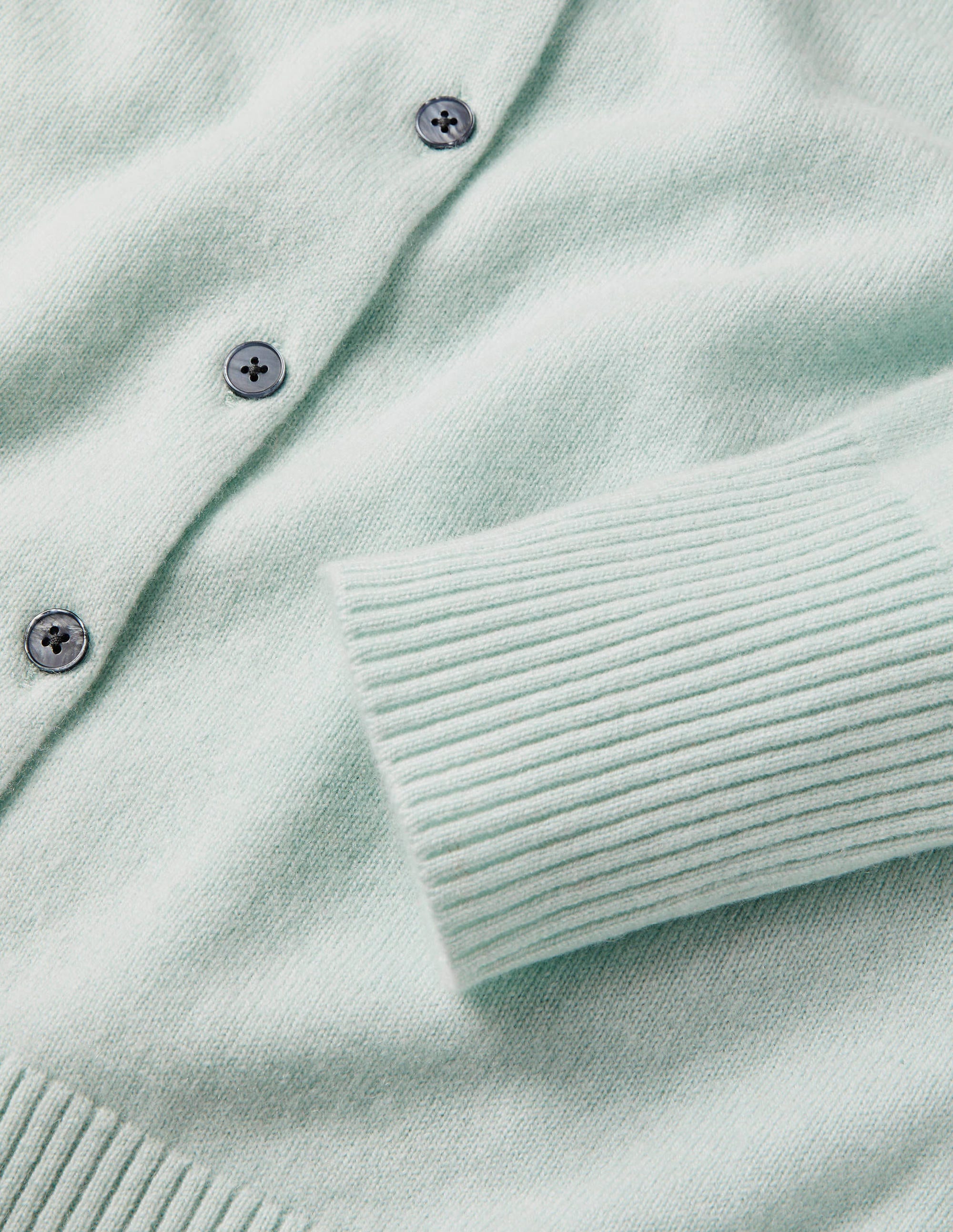 Cardigan en cachemire-Bleu turquoise - Image 6