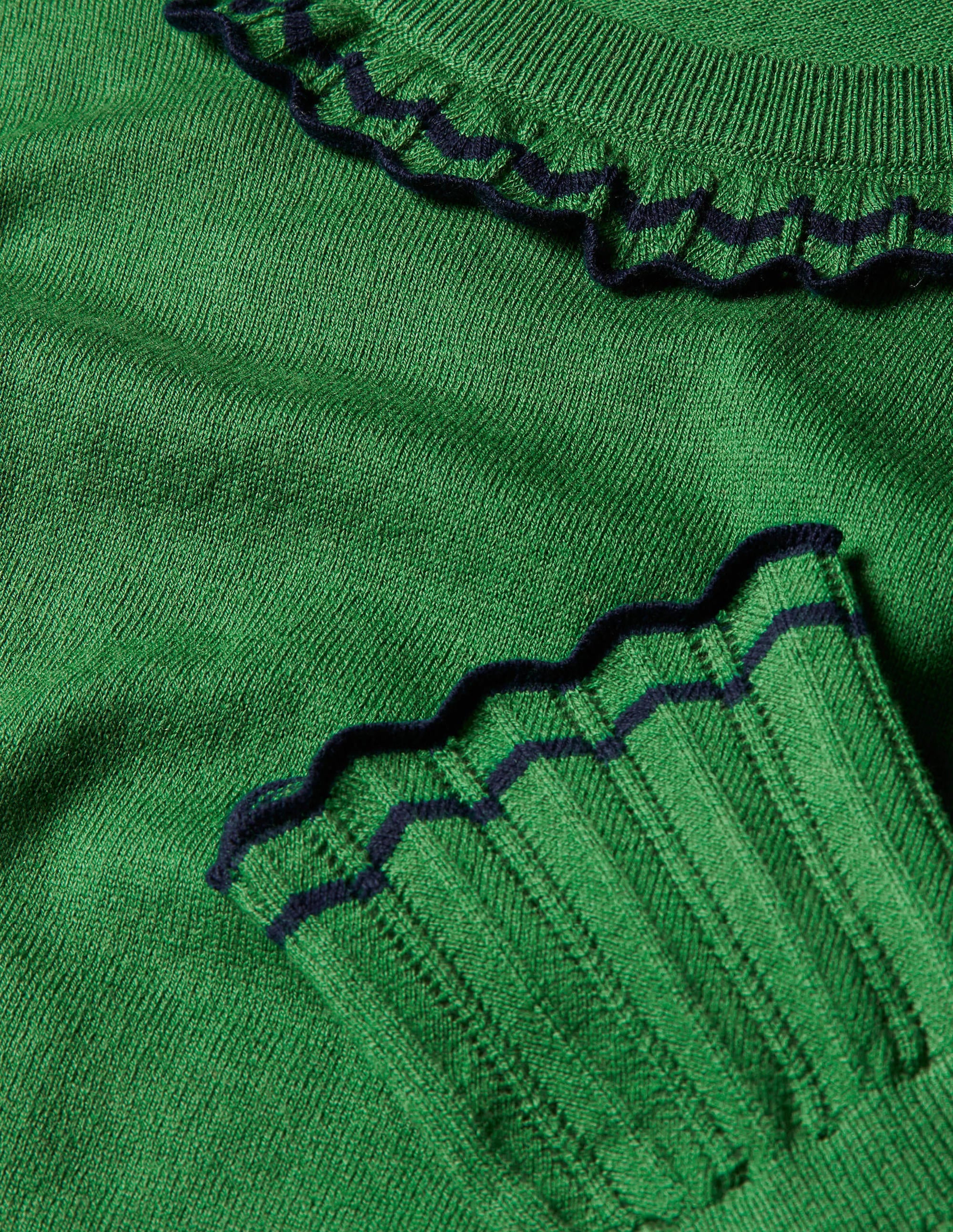 Aimee Pointelle-Pullover-Tannengrün - Image 6