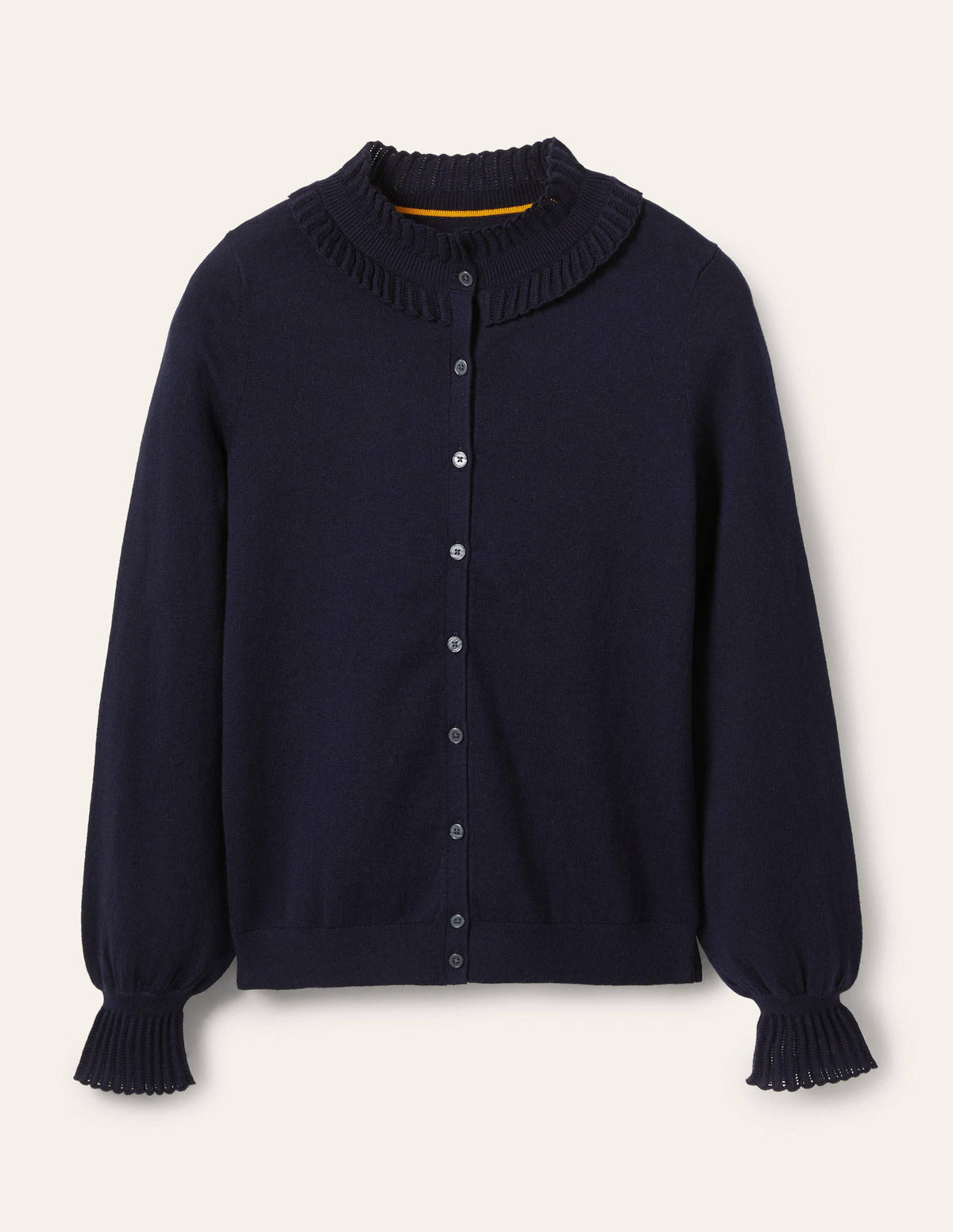 Frederica Pointelle-Cardigan-Marineblau - Image 5