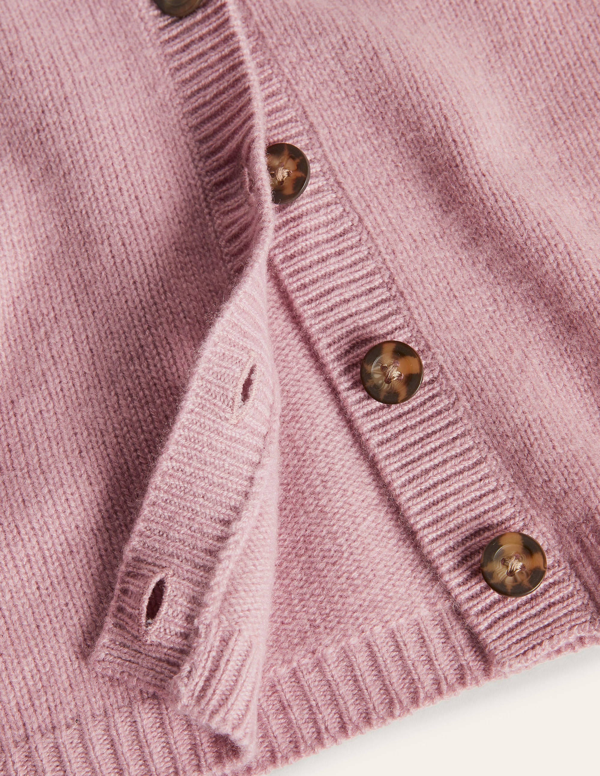 Kaschmircardigan mit Plisseefalten-Prähistorisches Violett - Image 6