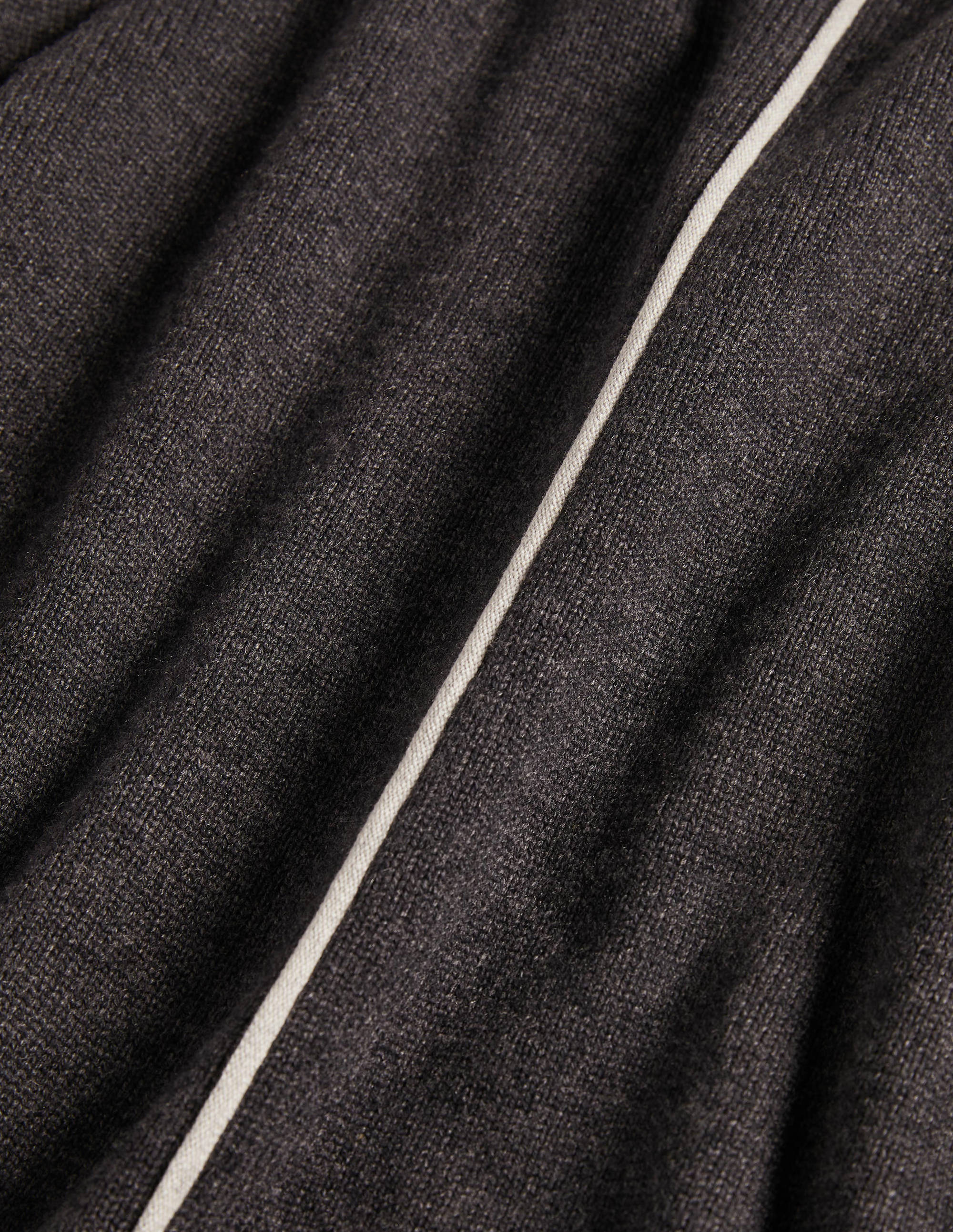 Oversize-Pullover mit Rundhalsausschnitt-Anthrazit Melange - Image 6