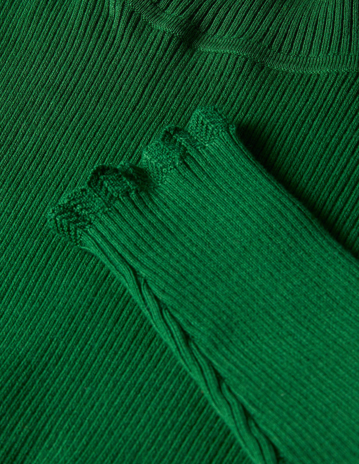 Scallop High Neck Jumper-Conifer-6