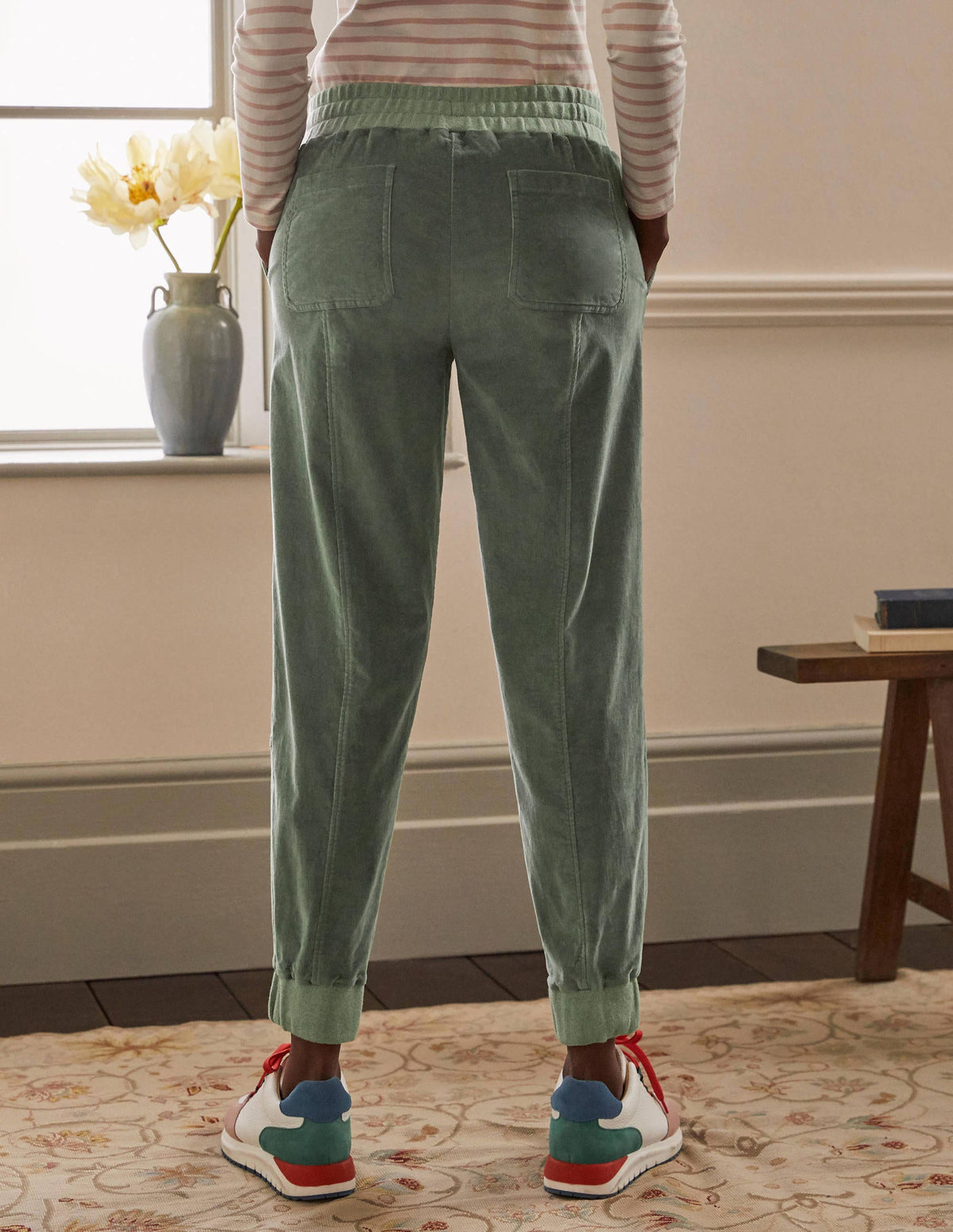 Dorset Cord Trousers-Alder - Image 2