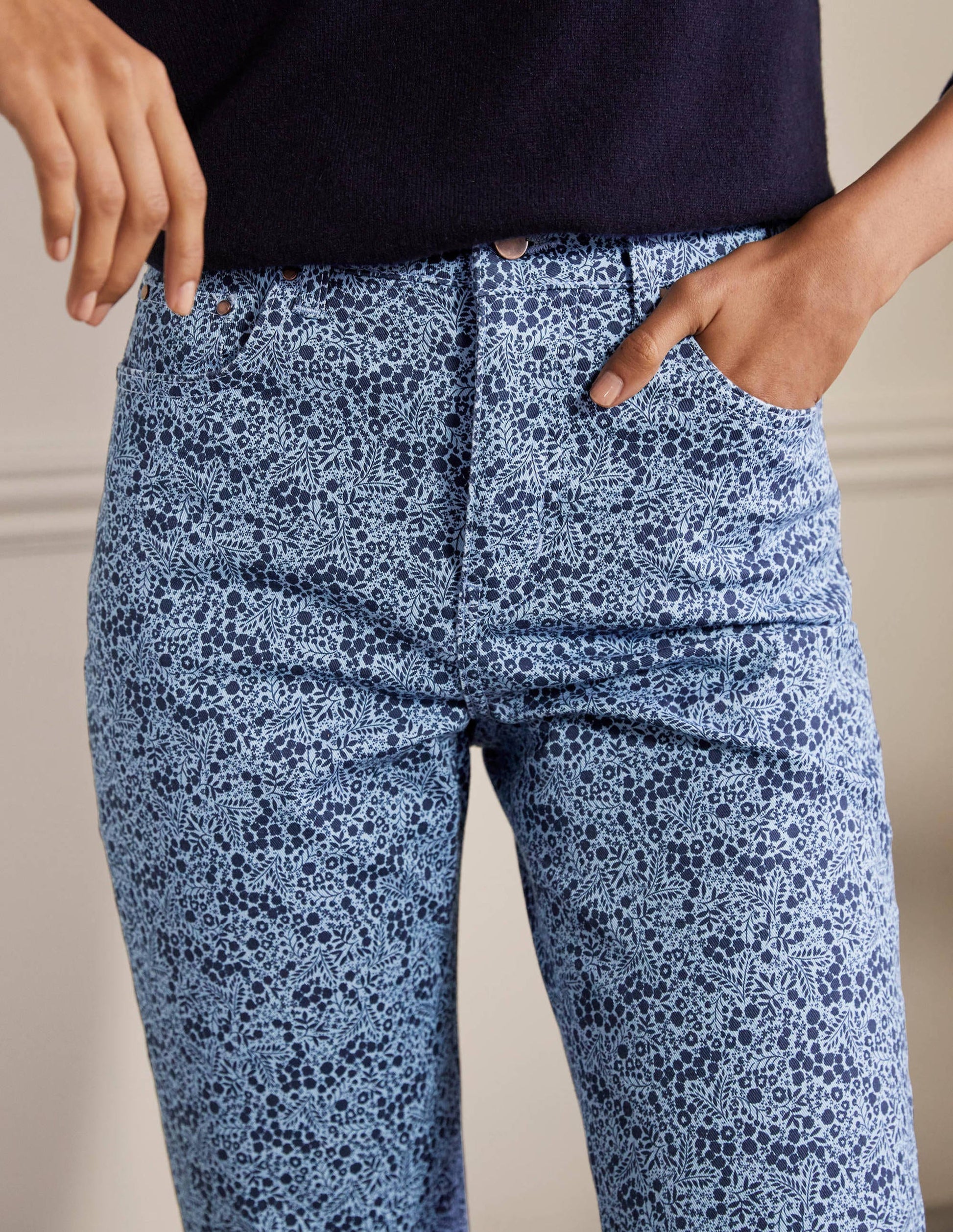 Lockere Jeans mit geradem Bein-Eisblau, Zauberwald-2