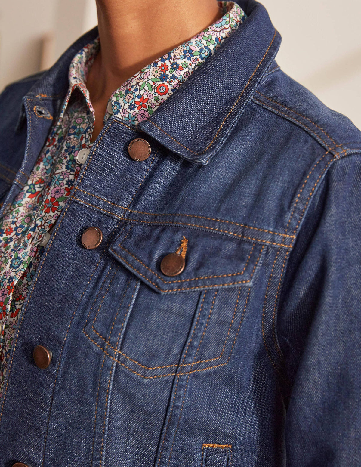 Authentische Denim-Jacke-Indigoblau - Image 5
