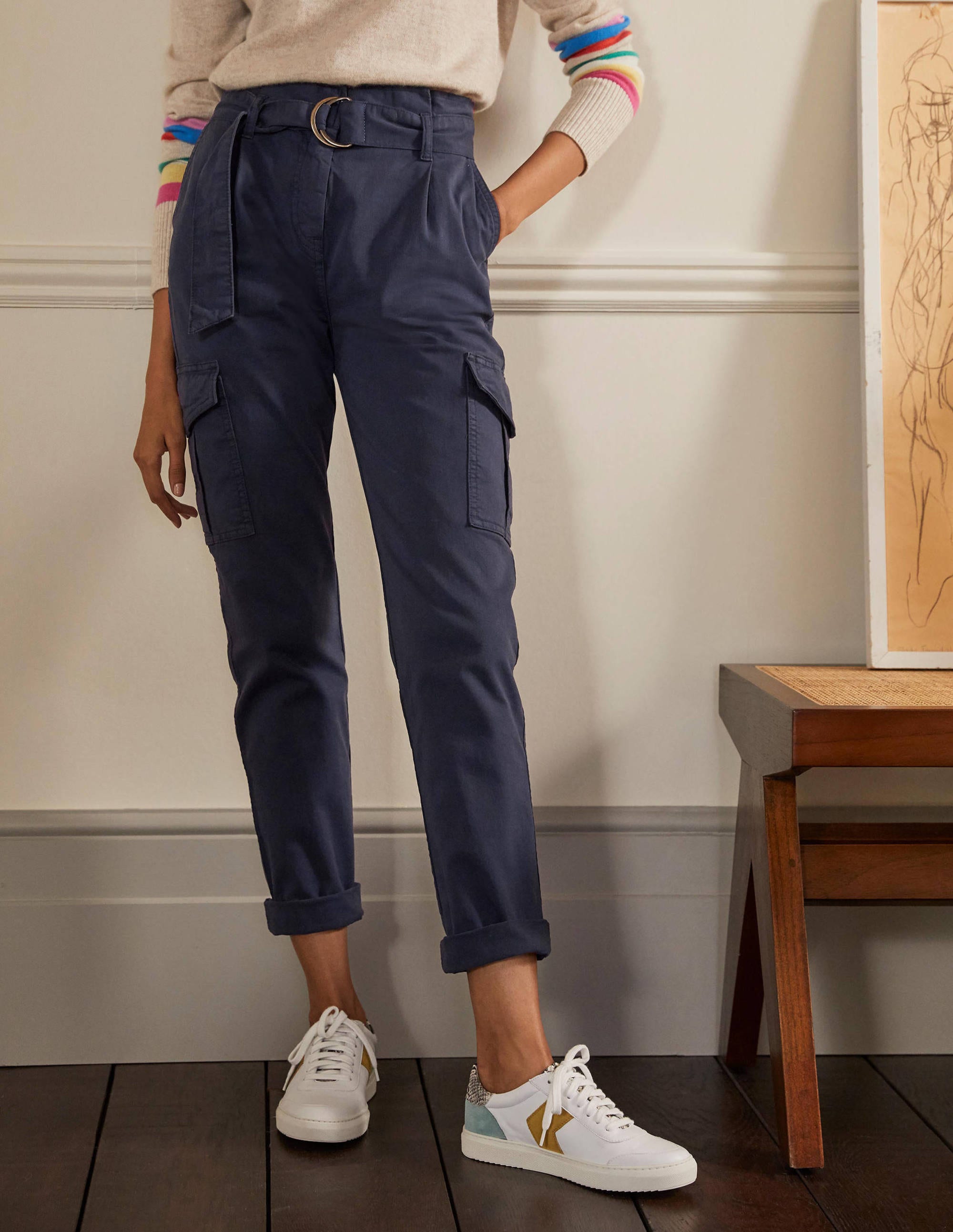 Utility-Cargohose-Marineblau - Image 4
