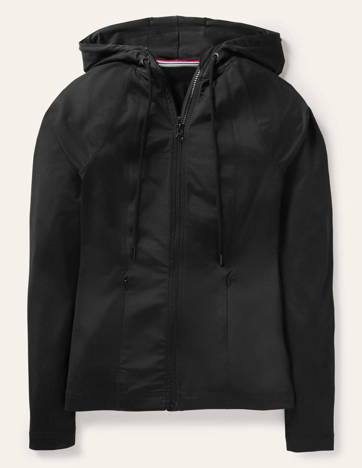 Annie Kapuzenjacke mit Reißverschluss-Schwarz-5