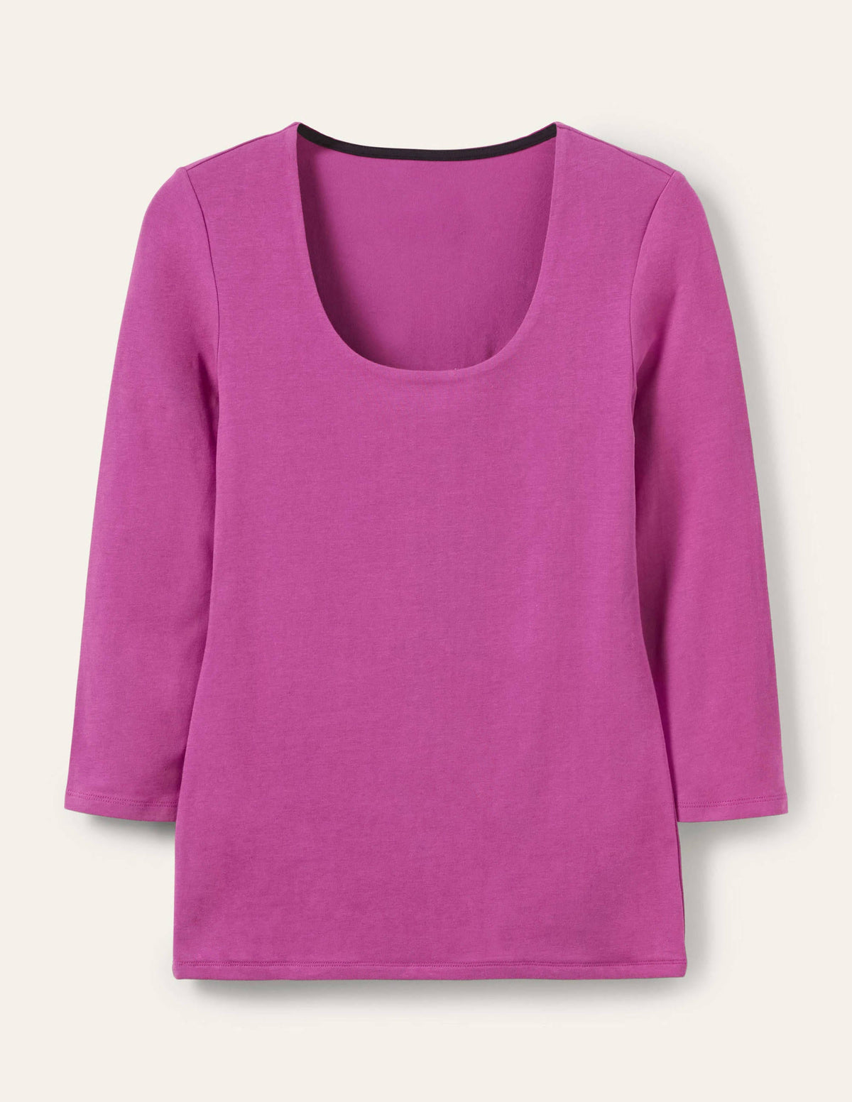 T-shirt à double épaisseur sur le devant-Violet roi - Image 5