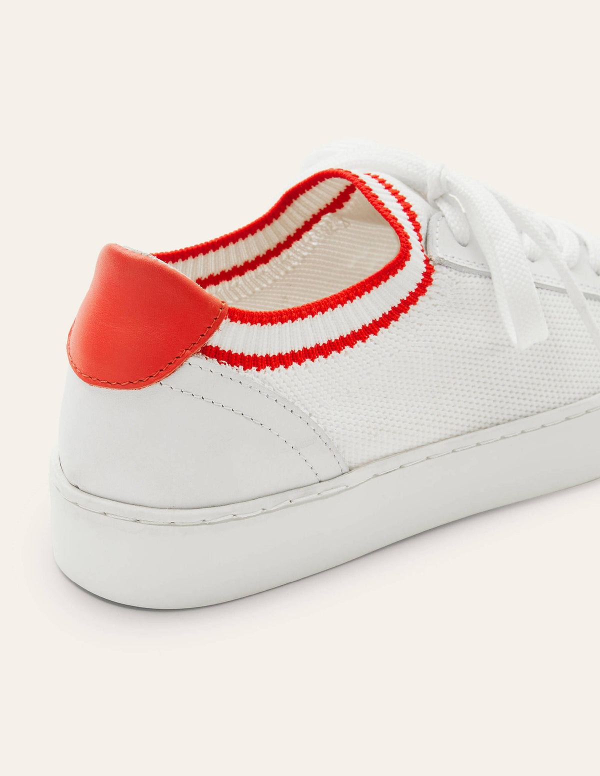 Baskets Hazel-Blanc/rouge - Image 3