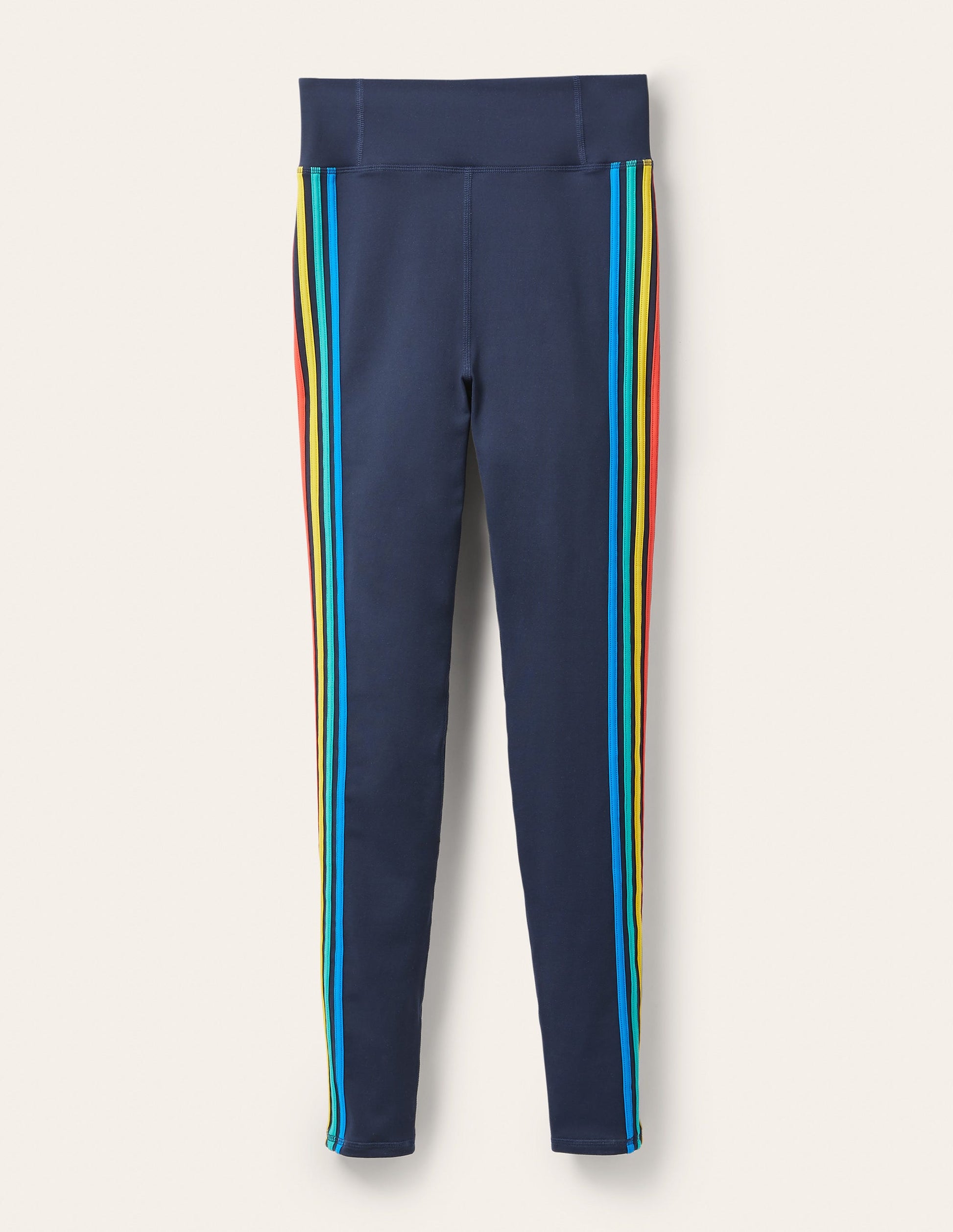 Leggings mit hohem Bund-Navy/Bunt, Seitenstreifen-6