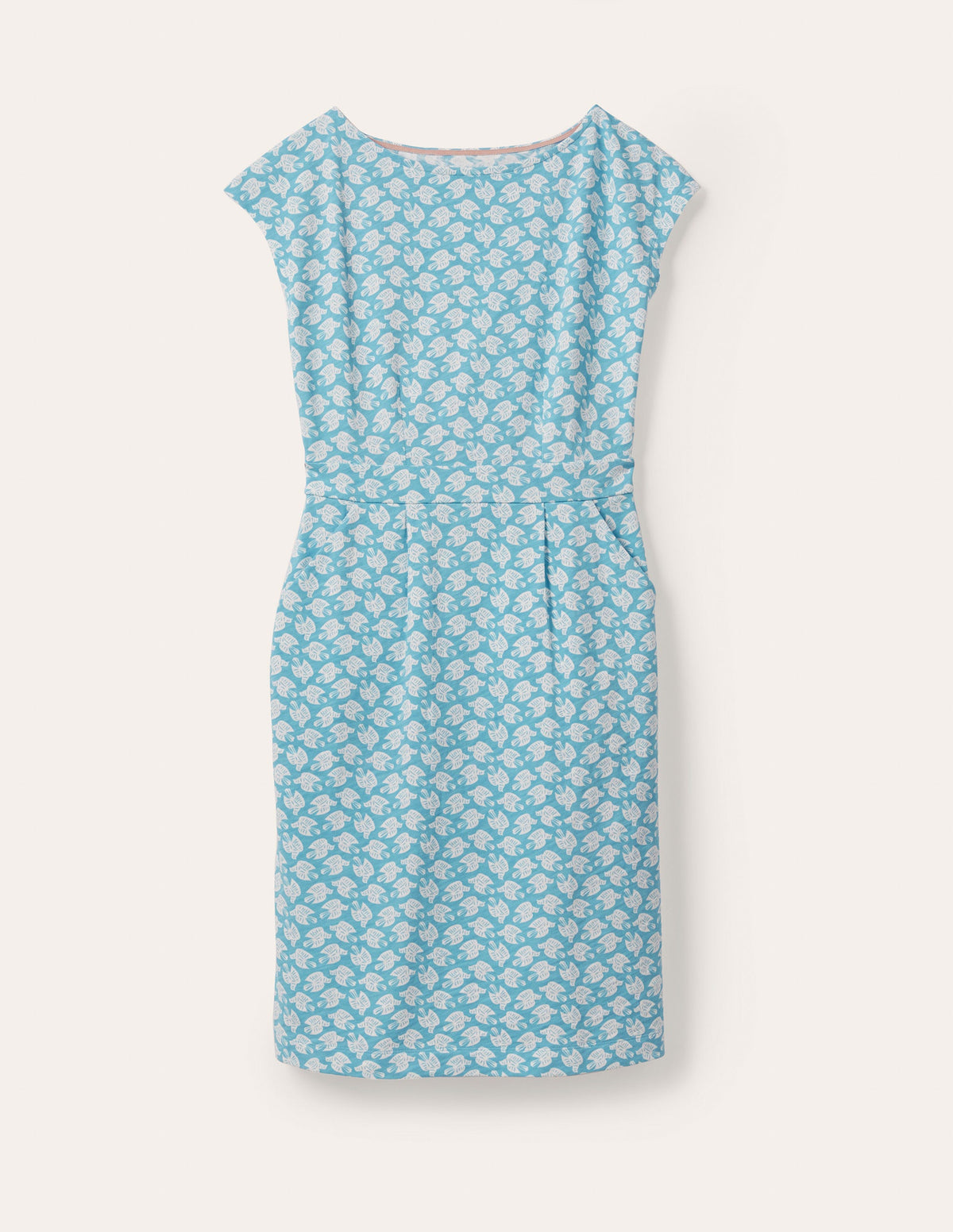 Florrie Jerseykleid-Morgendämmerungsblau, Vogelkacheln-6