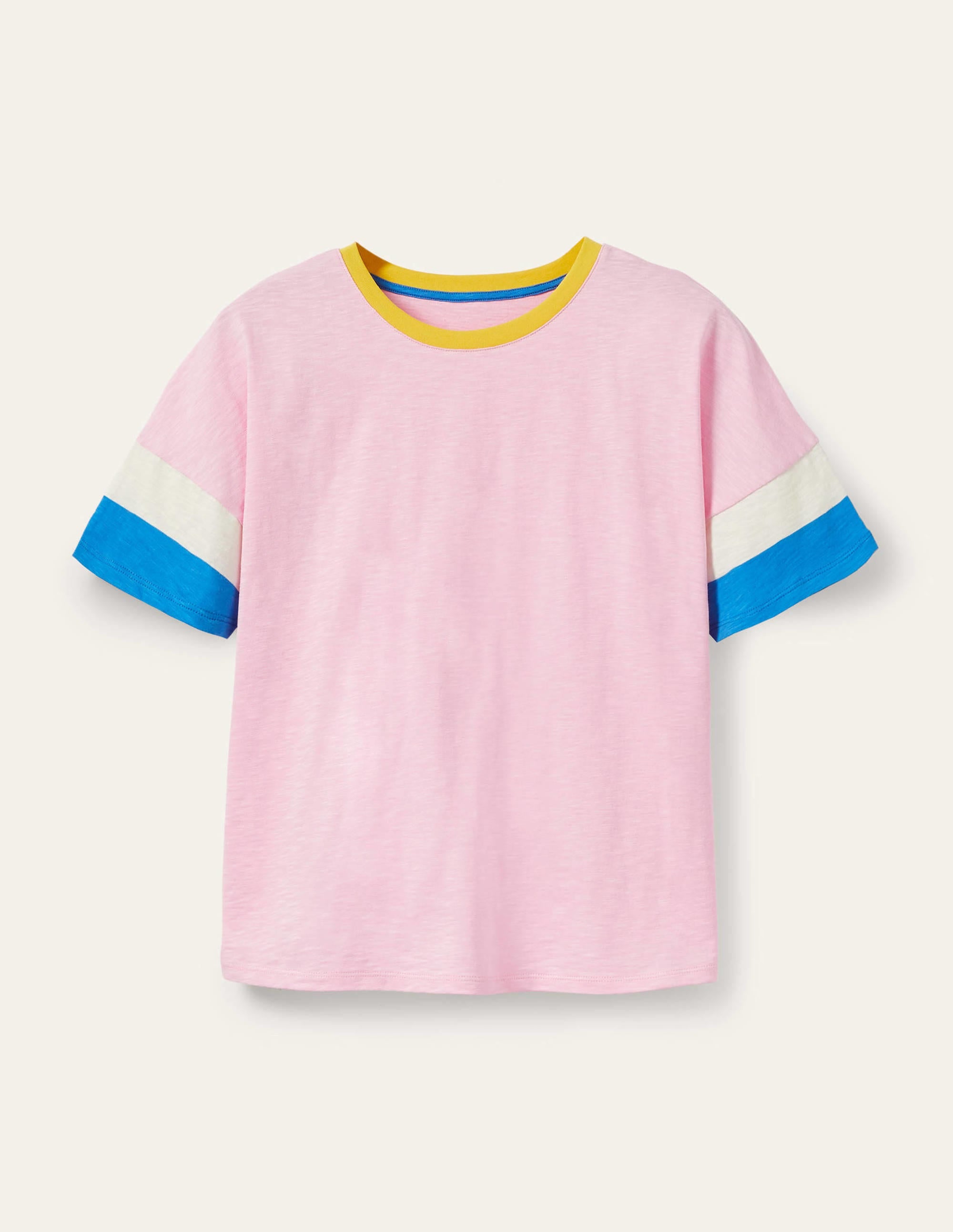 Clarissa Jersey-T-Shirt-Zartes Rosa - Image 5