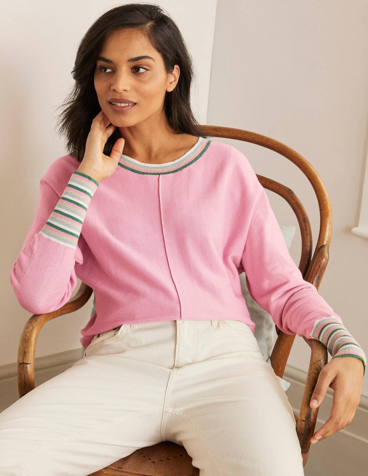 Lytton Glitzerpullover-Zartes Rosa - Image 1