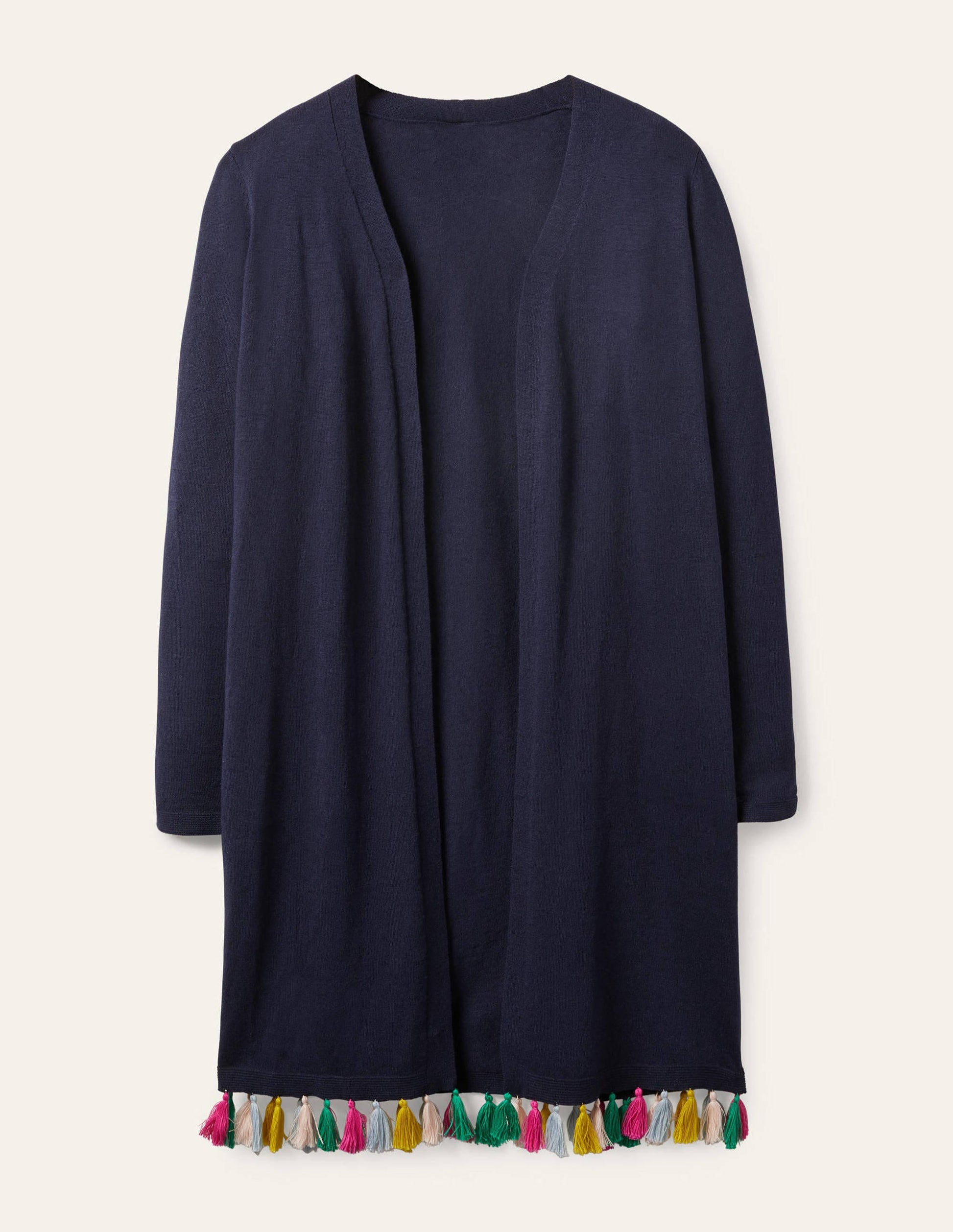 Elsdon Cardigan mit Quasten-Marineblau-5