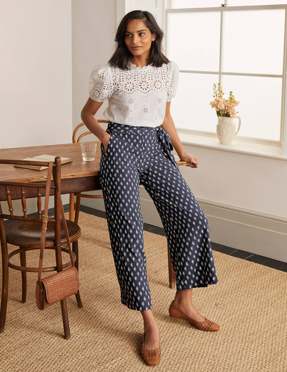 Caithness Trousers-Navy, Paisley Stamp - Image 4