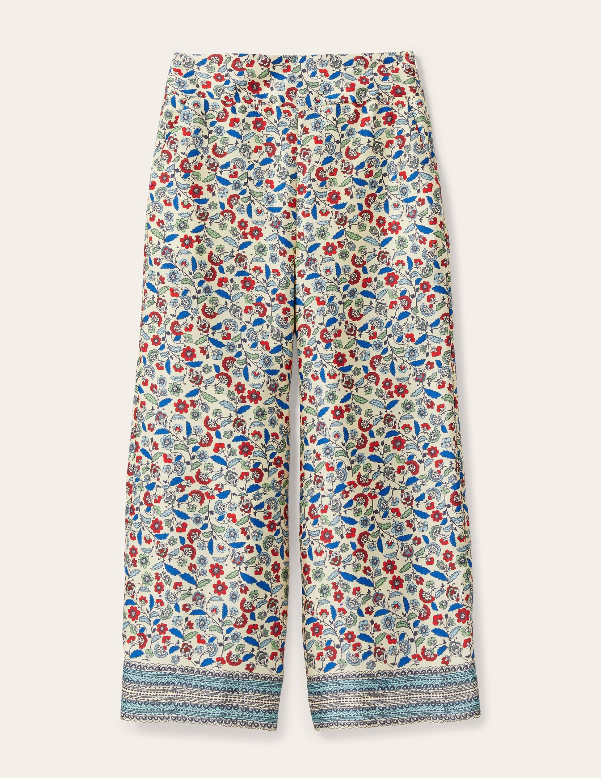 Elizabeth Hose-Naturweiß, Blumensträußchen-5