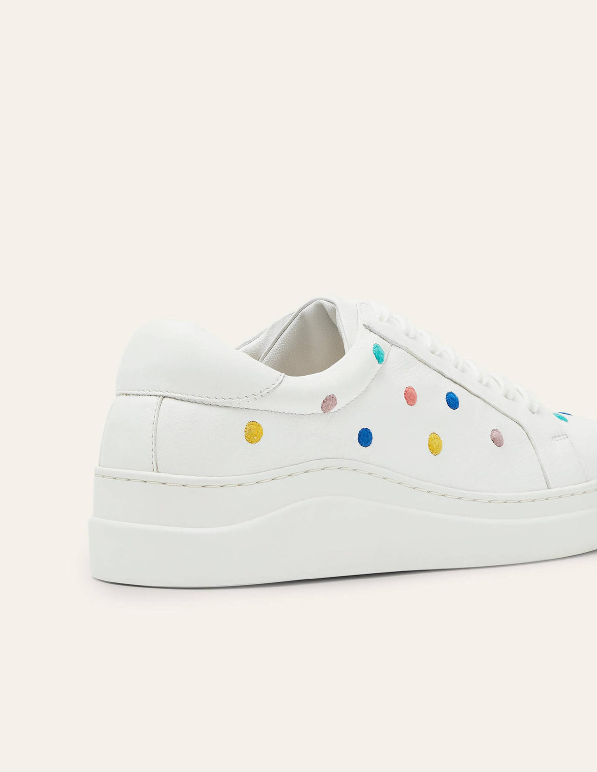 Maria Comfort Trainers-Maize, Embroidered Spot - Image 3