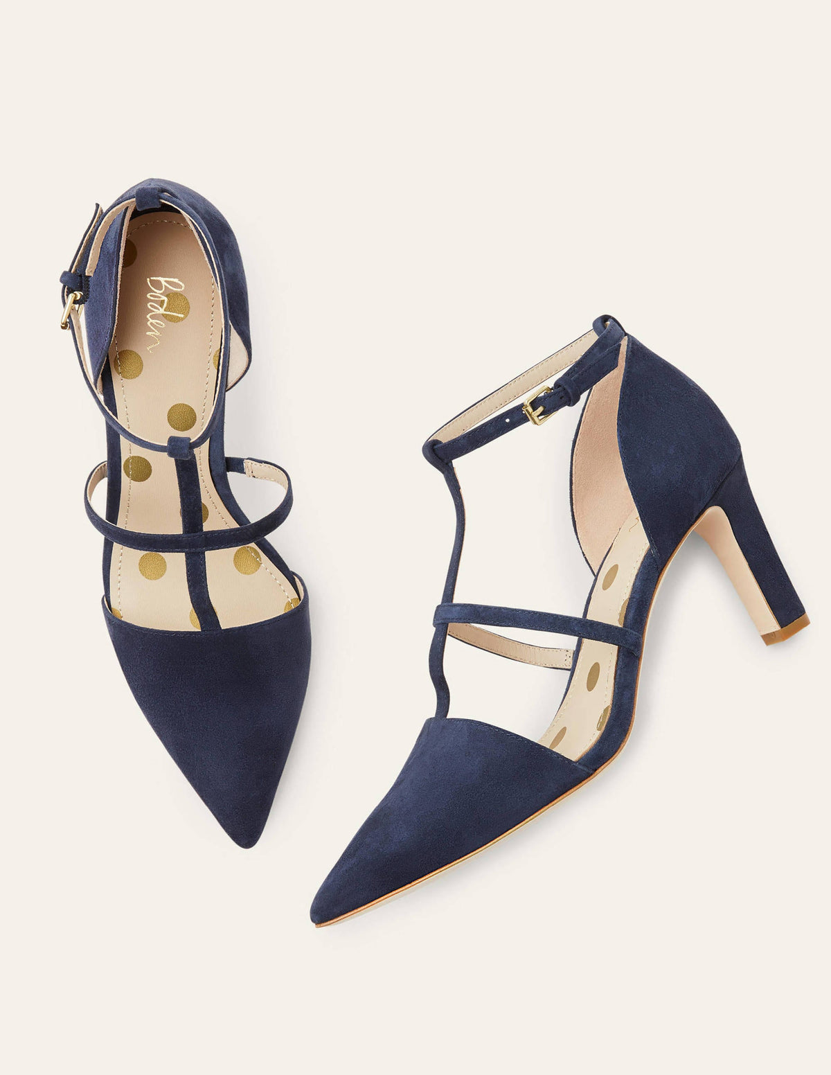Mila Heels-Navy - Image 1