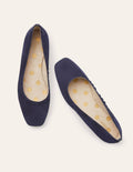 Olive Ballerinas-Marineblau