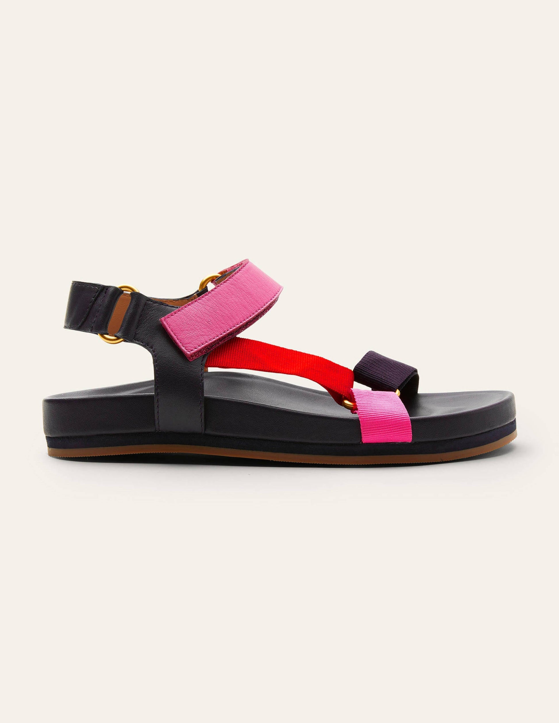 Sandalen mit Blockfarben-Navy, Blockfarben-2