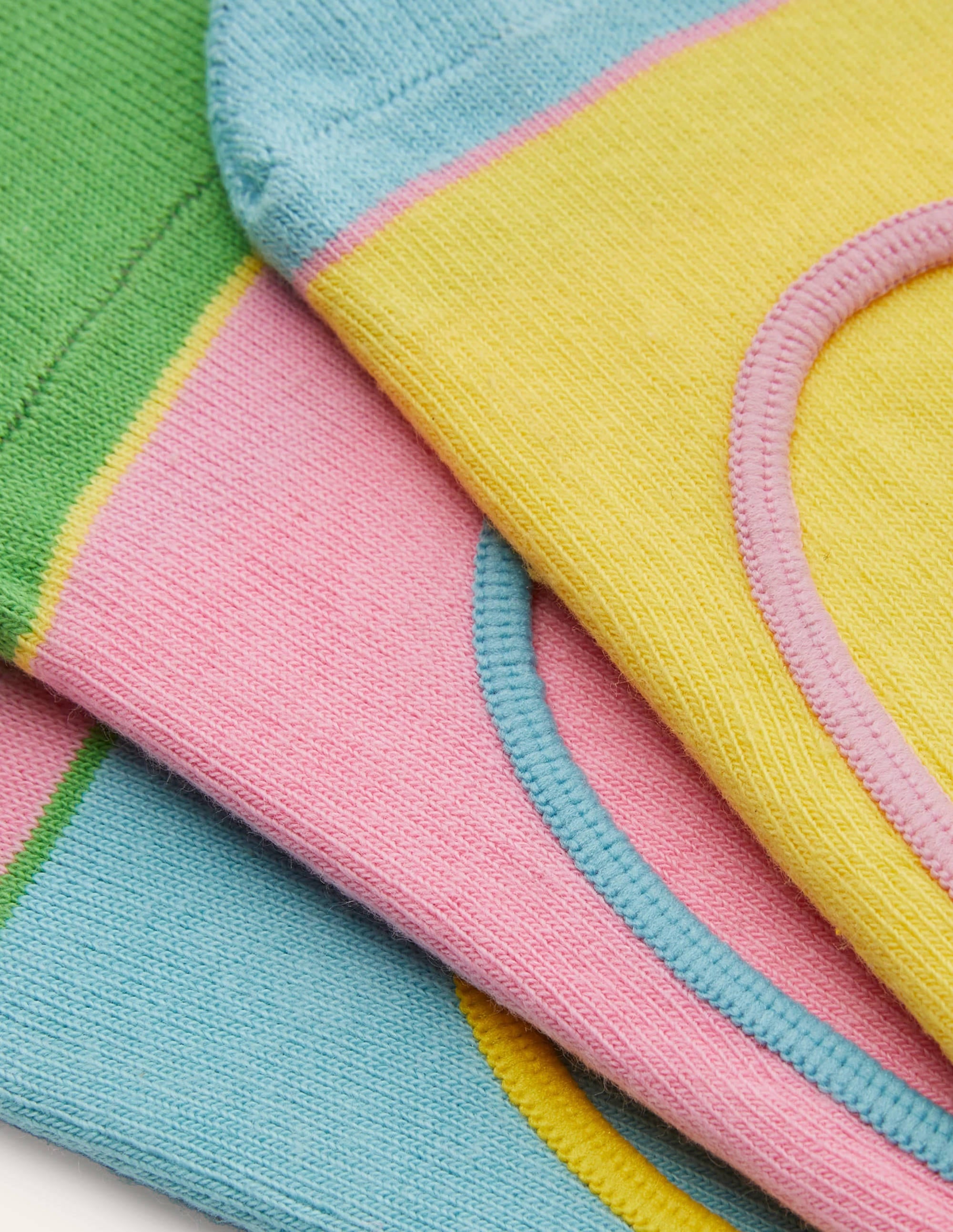 Three Pack Secret Socks-Colour Block Multi - Image 2