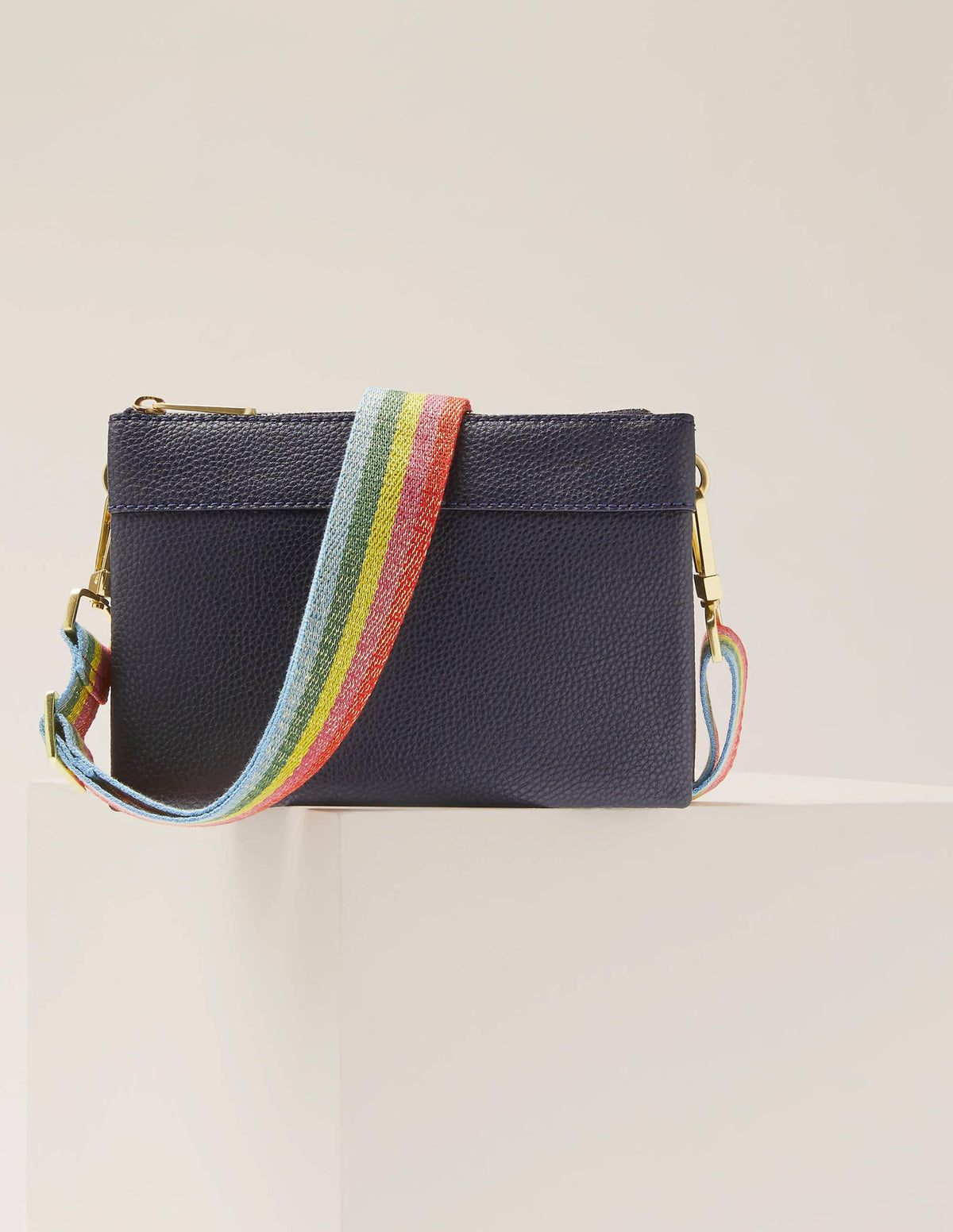 Sac à bandoulière Clementine-Bleu marine-1