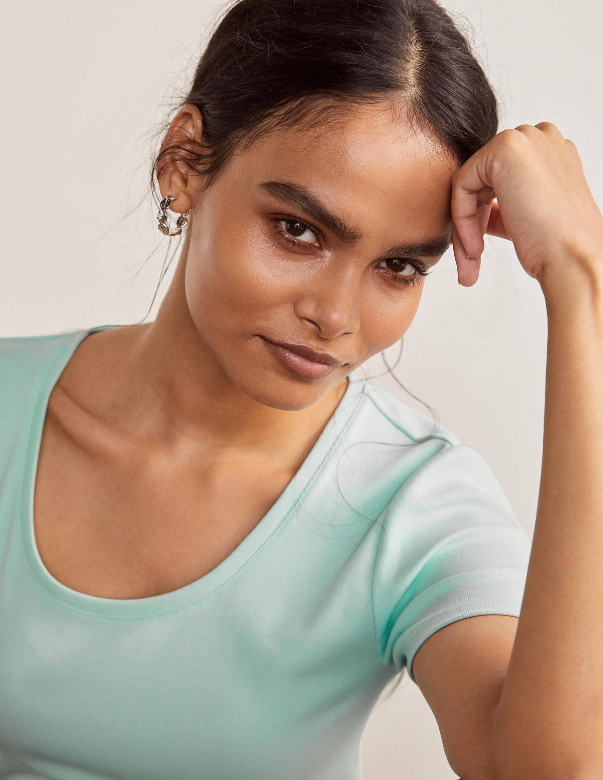 Essential Short Sleeve T-Shirt-Spearmint - Image 4