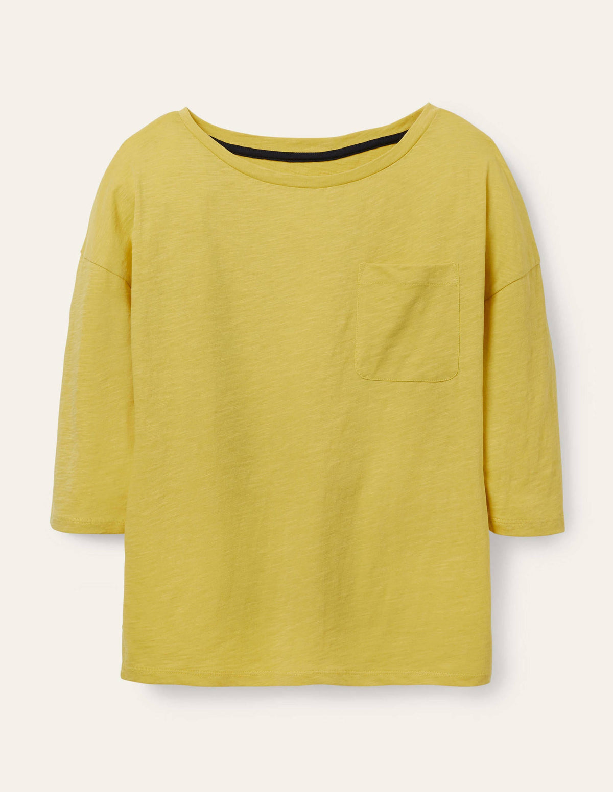 Le T-shirt à col bateau en coton-Ananas - Image 6