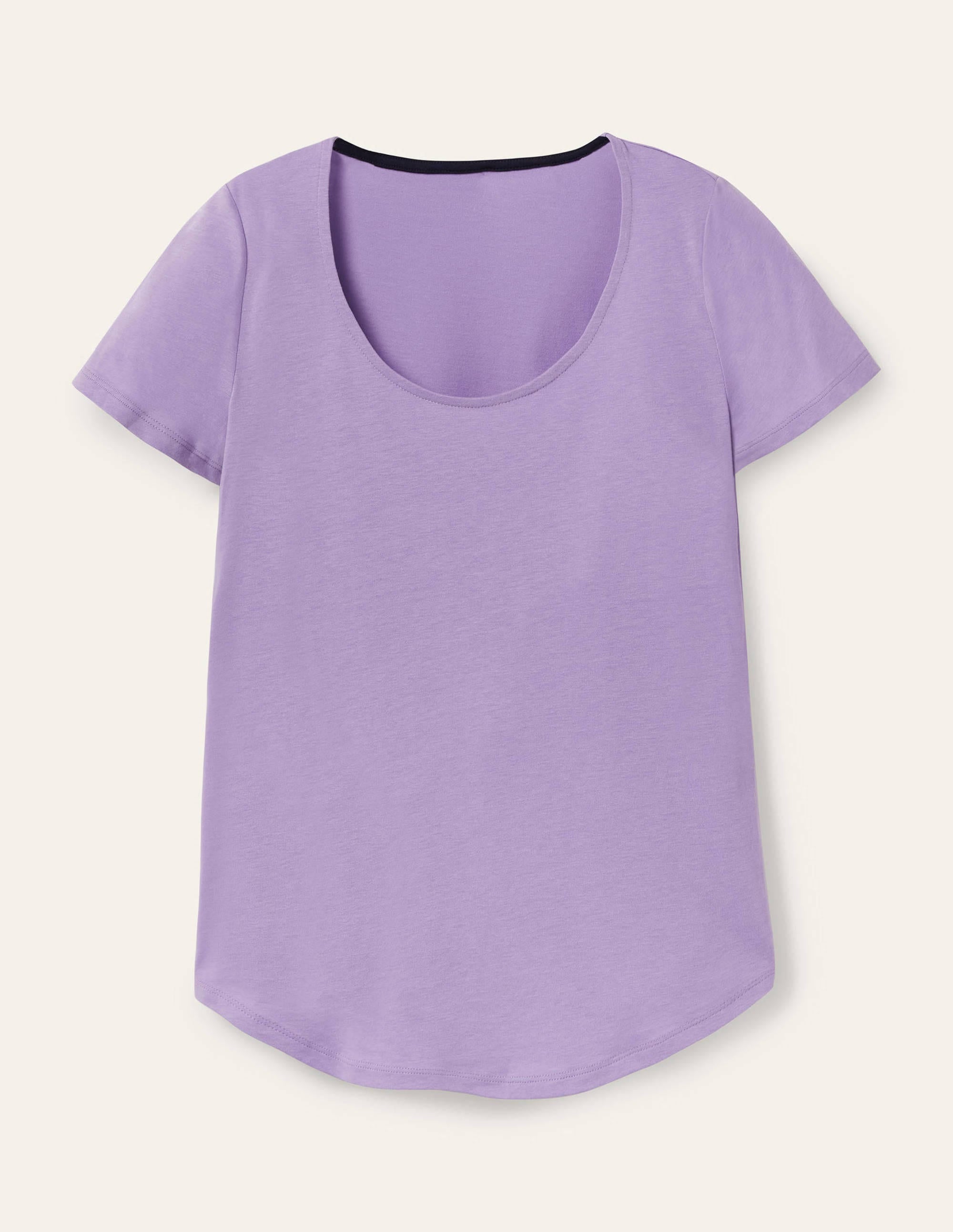 Supersoft Scoop Tee-Cool Violet - Image 5