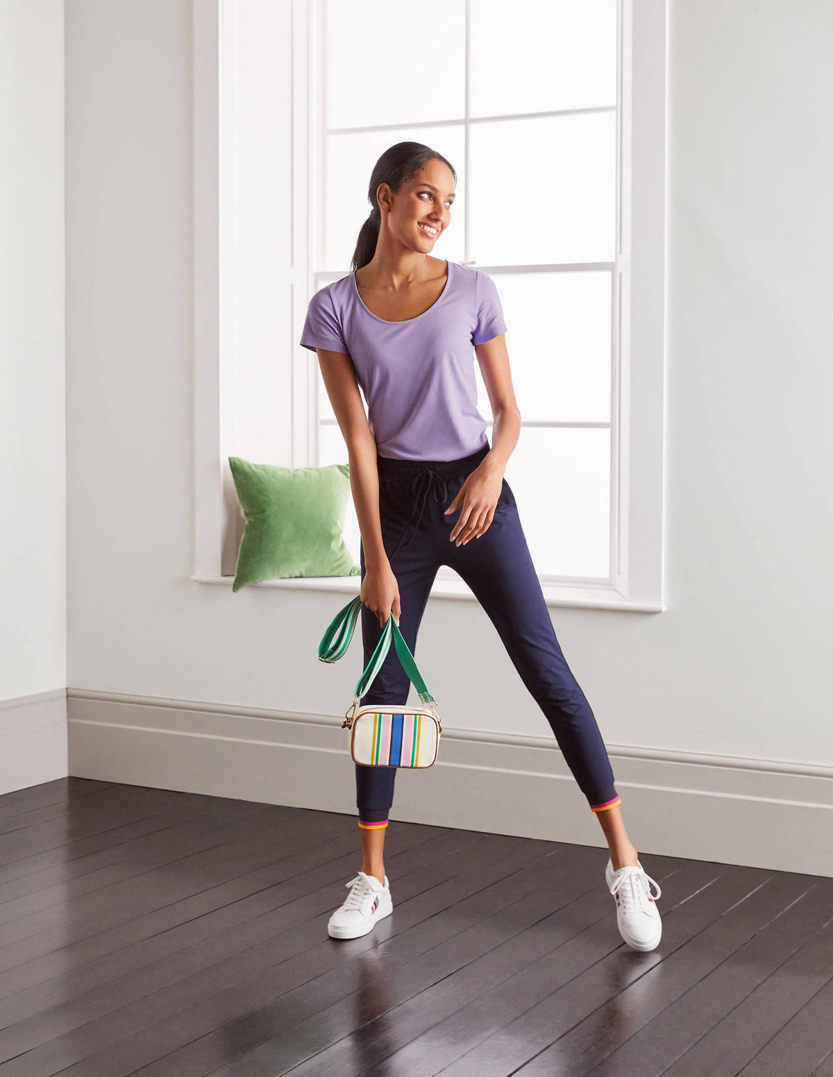 Supersoft Scoop Tee-Cool Violet-1