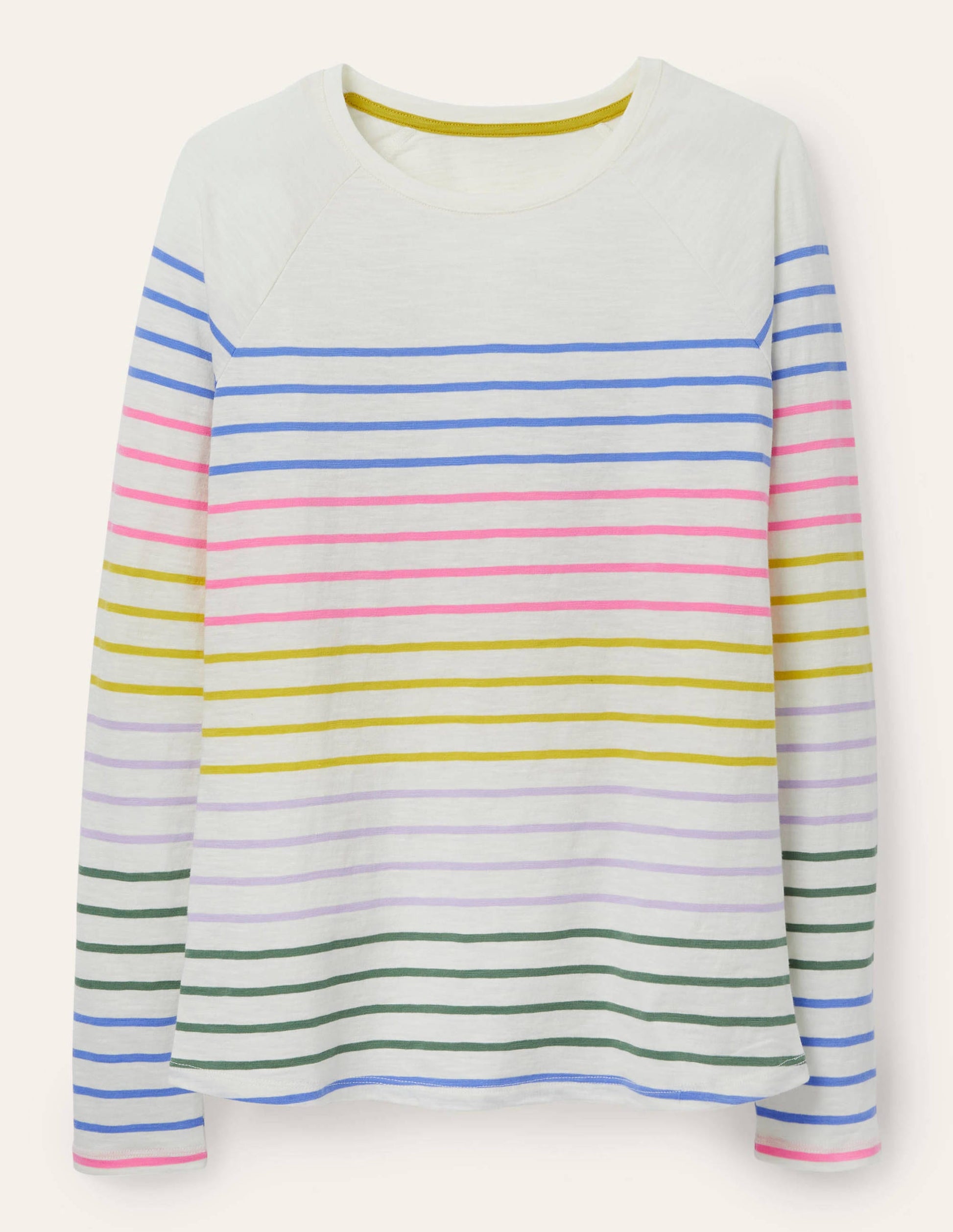 T-shirt de baseball Lorna en jersey-Rayé multi arc-en-ciel-6