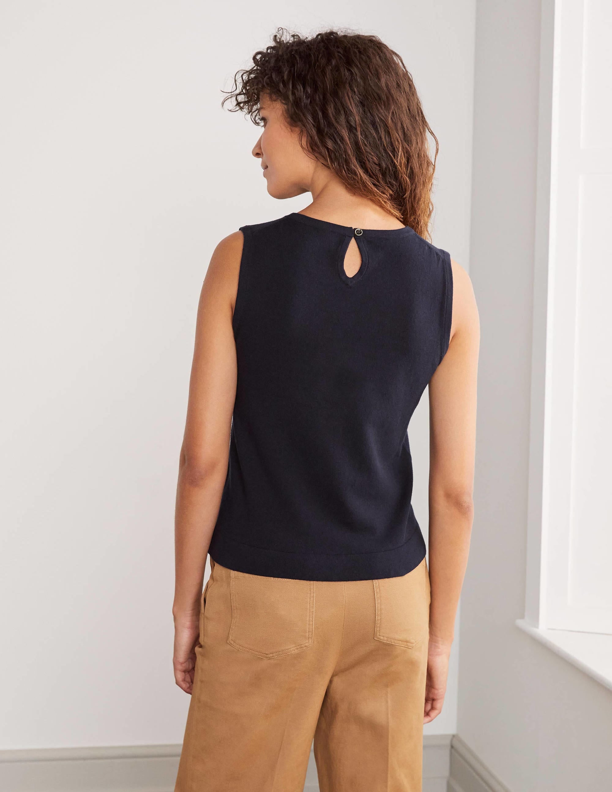 Lieblingstanktop aus Strick-Marineblau - Image 3