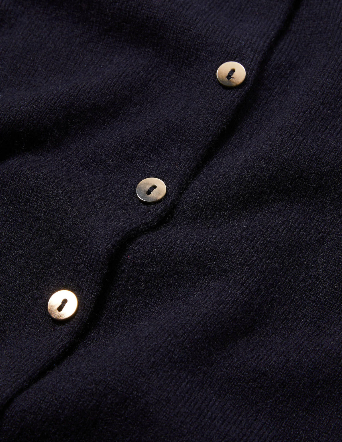Kurz geschnittener Kaschmircardigan-Marineblau-6