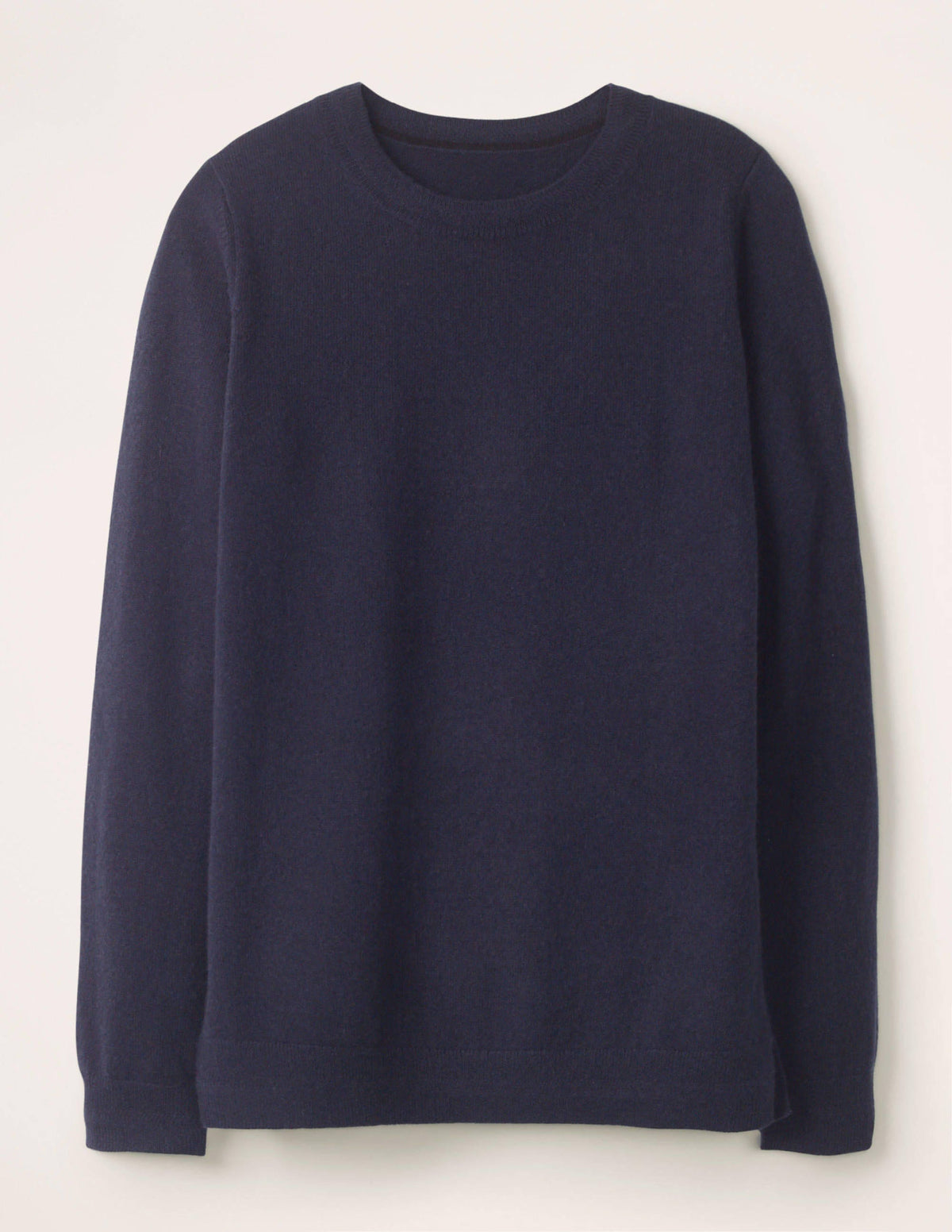 Kaschmirpullover mit Rundhalsausschnitt-Marineblau - Image 5