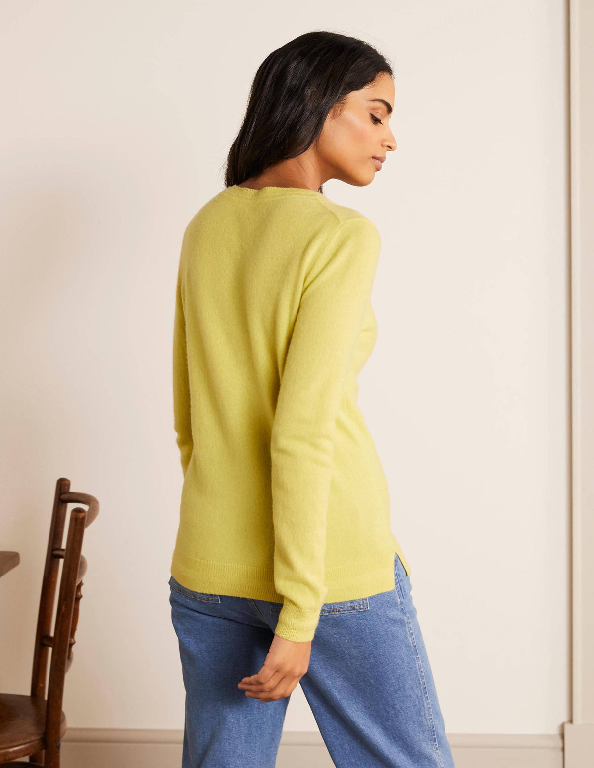 Pull col rond en cachemire-Ananas - Image 3